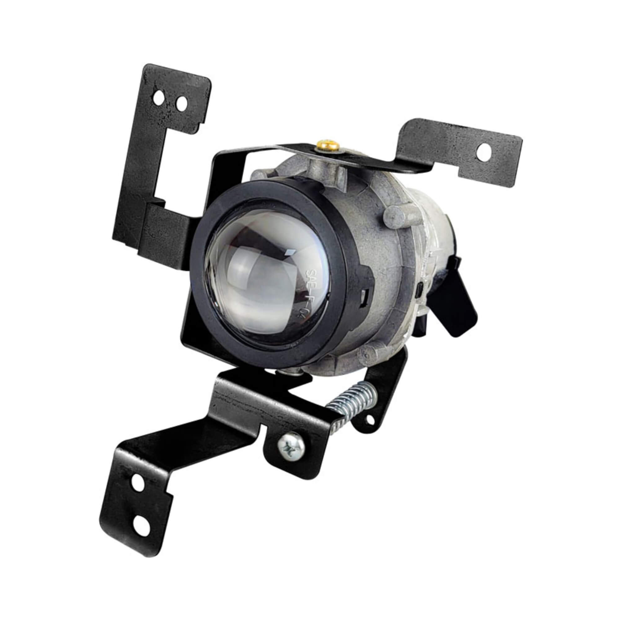 COMP Kit Farol de Milha HB20 24 Hatch/Sedan Moldura Preta Botão Touch + 2 Lâmpadas LED 6000K