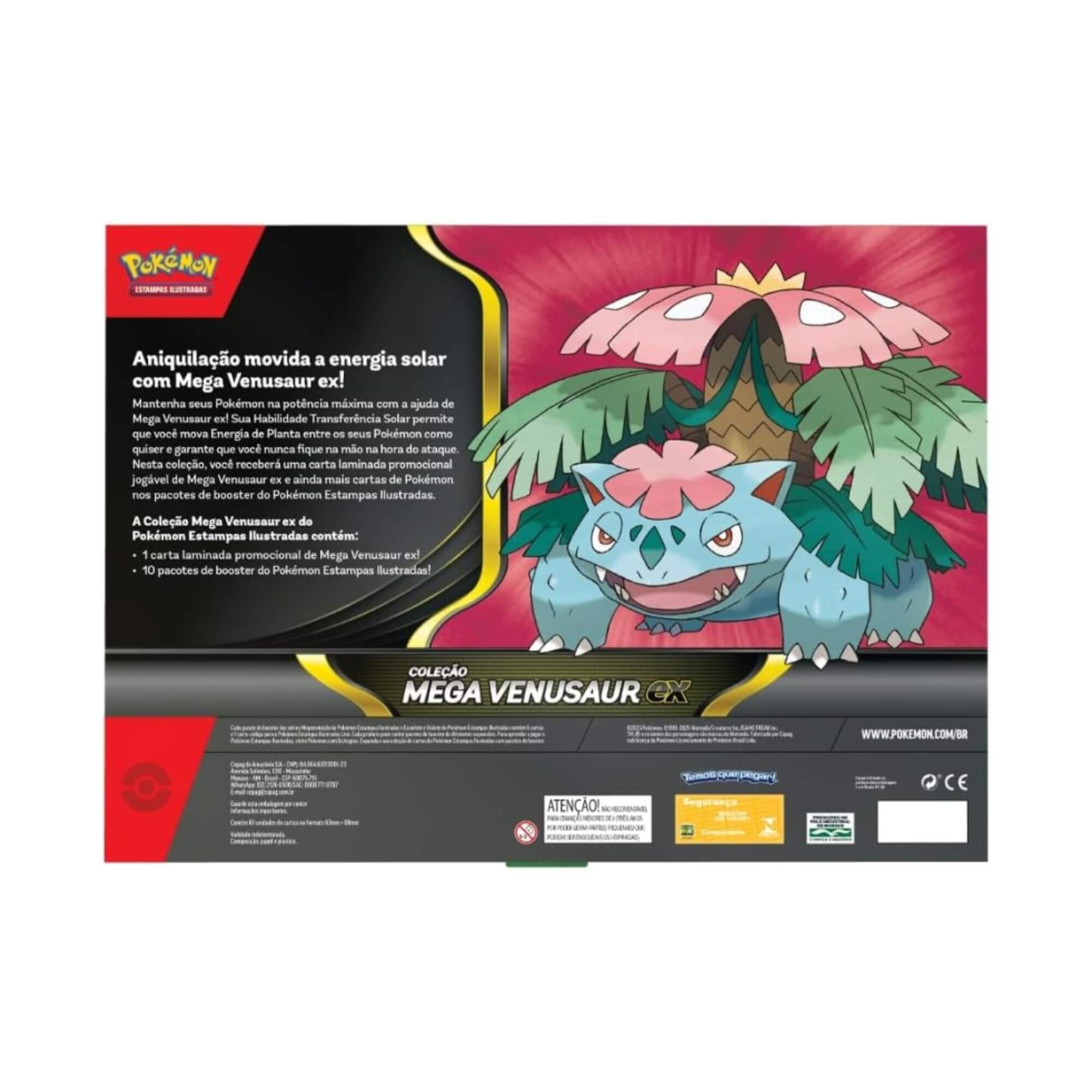 Box Pokemon Coleção Mega Venusaur EX Copag - 35877