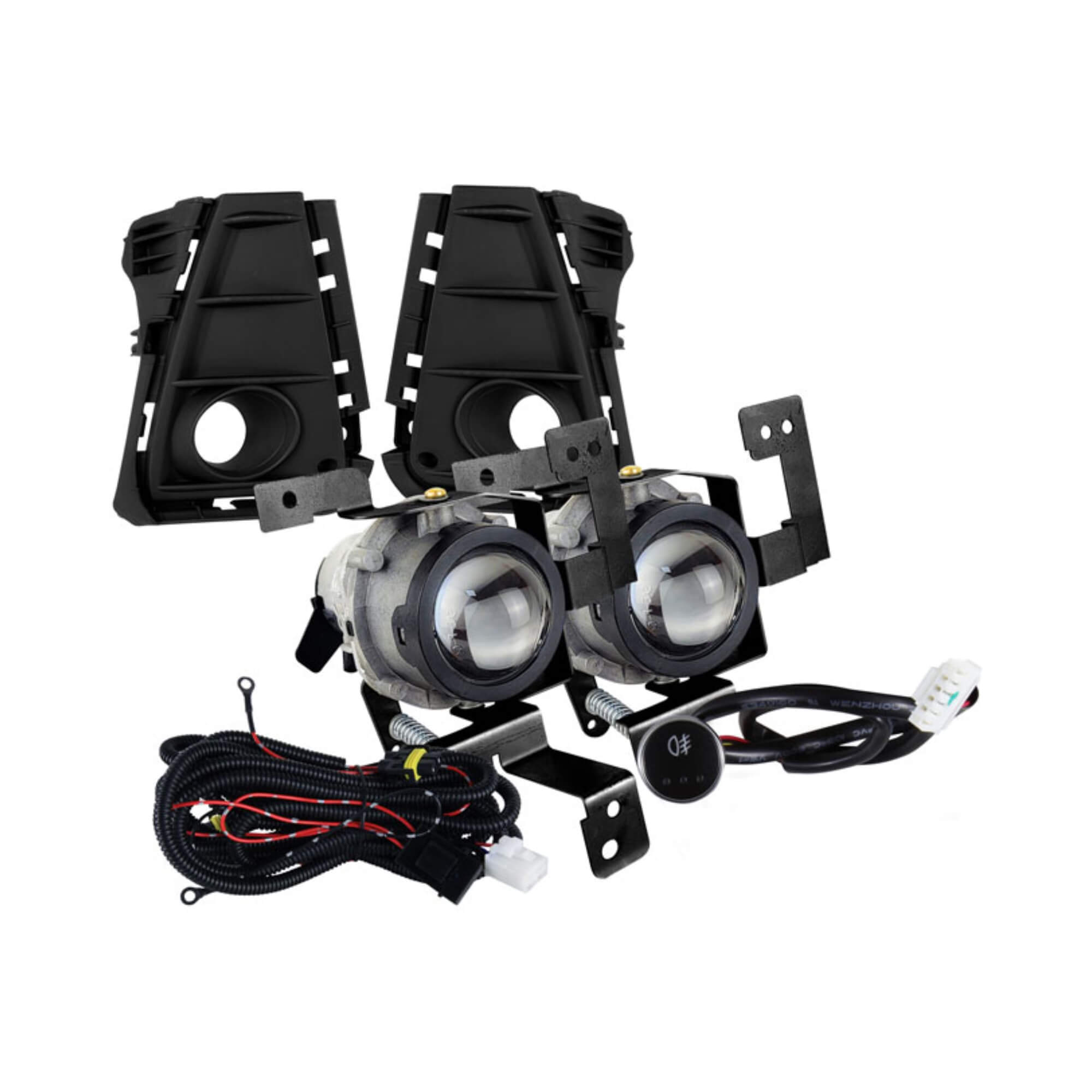 COMP Kit Farol de Milha HB20 2024 Hatch Sedan Shocklight + Lâmpadas LED HB4 6500K