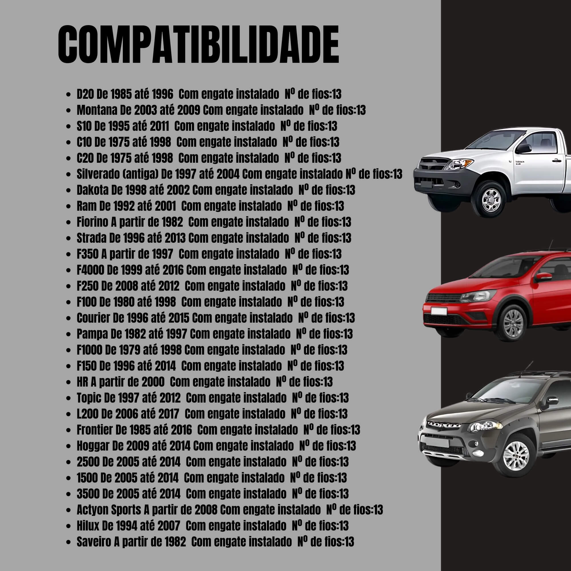COMP Kit Engate Removível Corolla Cross + Módulo de Iluminação