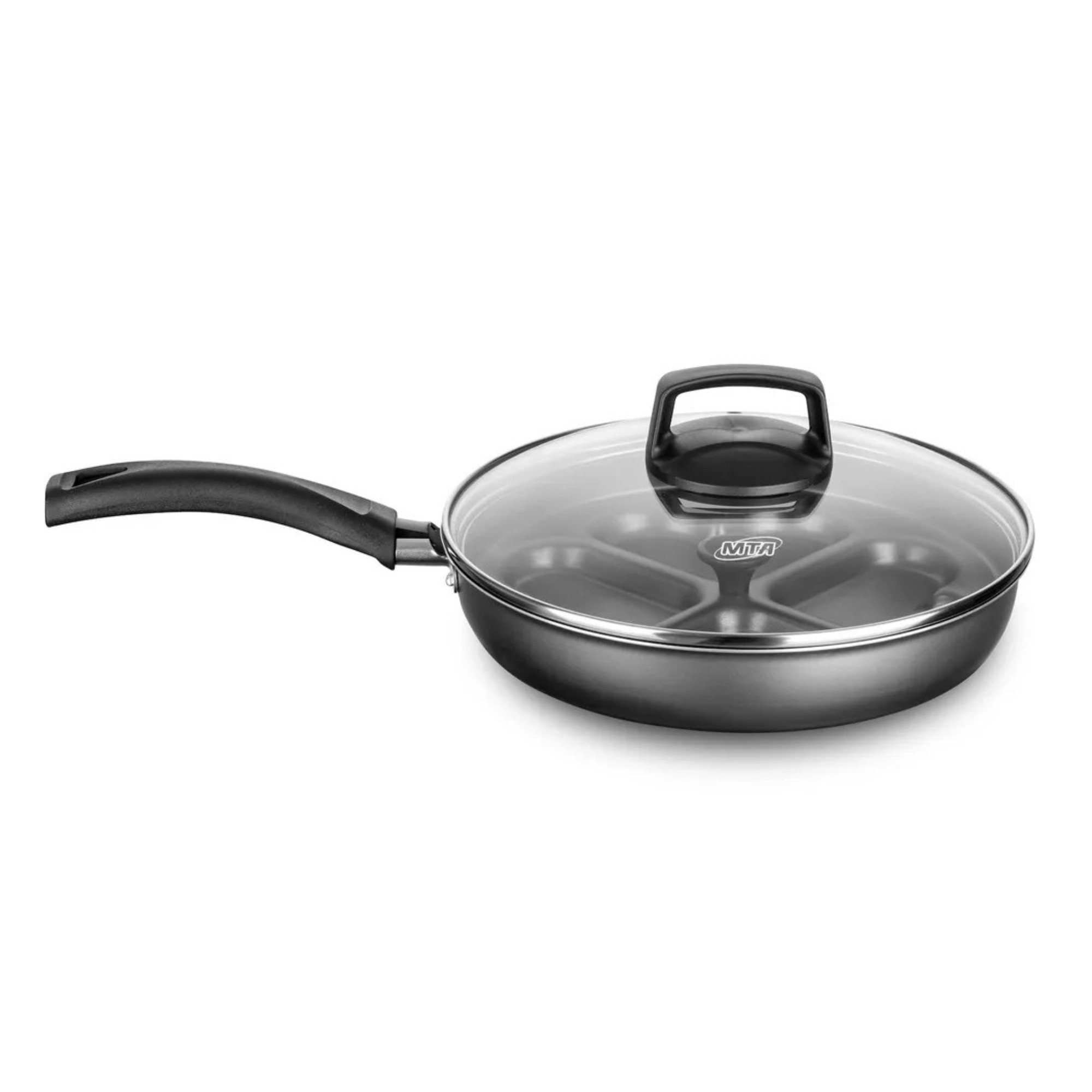 Frigideira Grafite 22cm Antiaderente Ovo Poché Coração MTA - 883