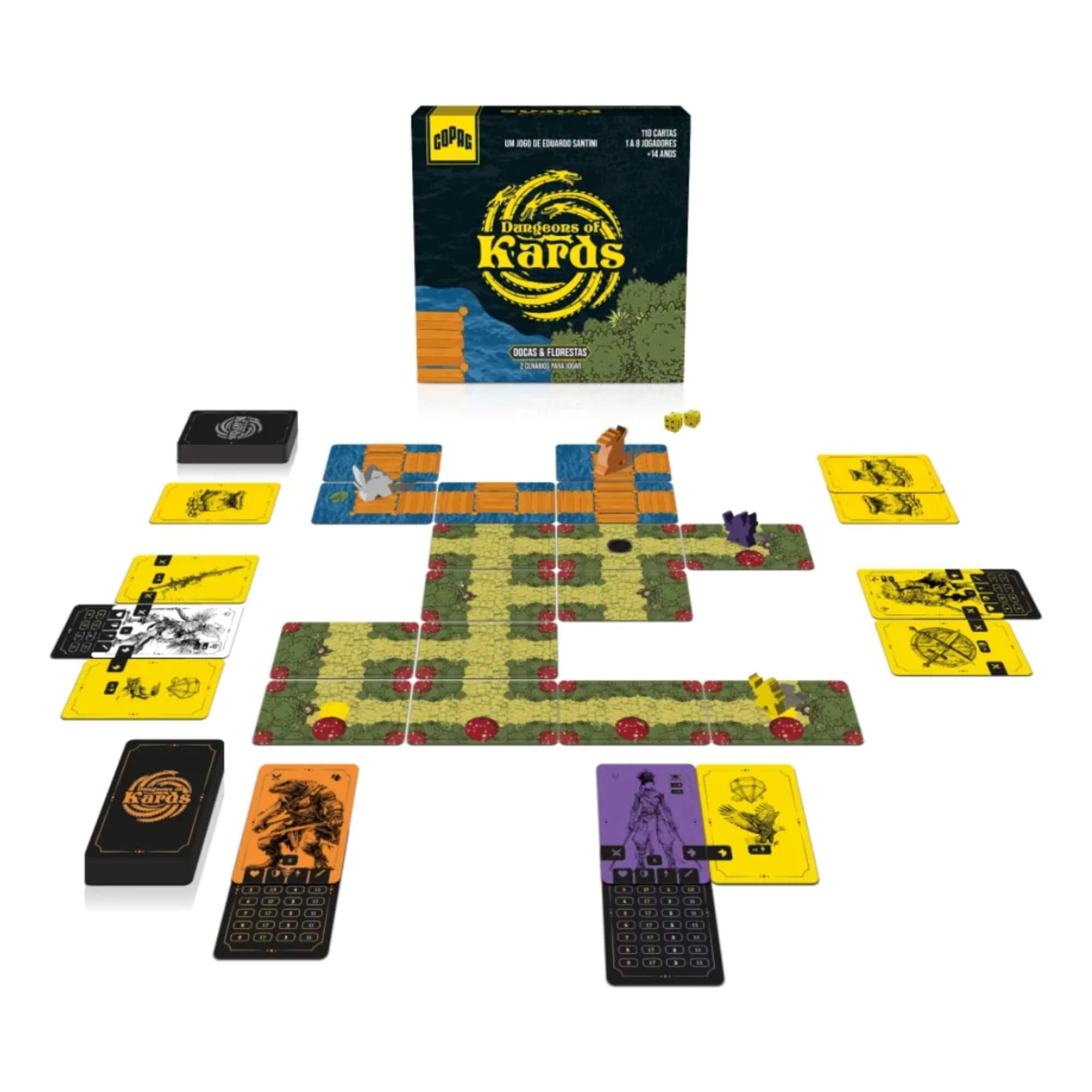 Jogo Dungeons of Kards Docas & Florestas Copag - 34966