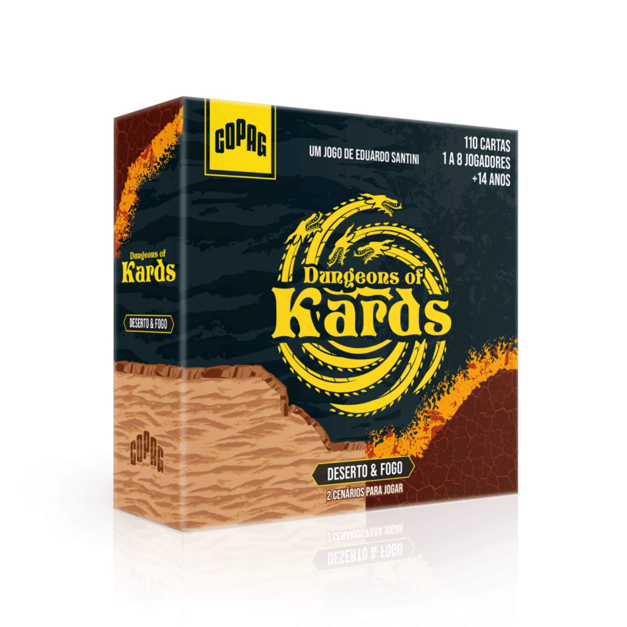 Jogo de Cartas Dungeons of Kards Deserto & Fogo Copag - 34968