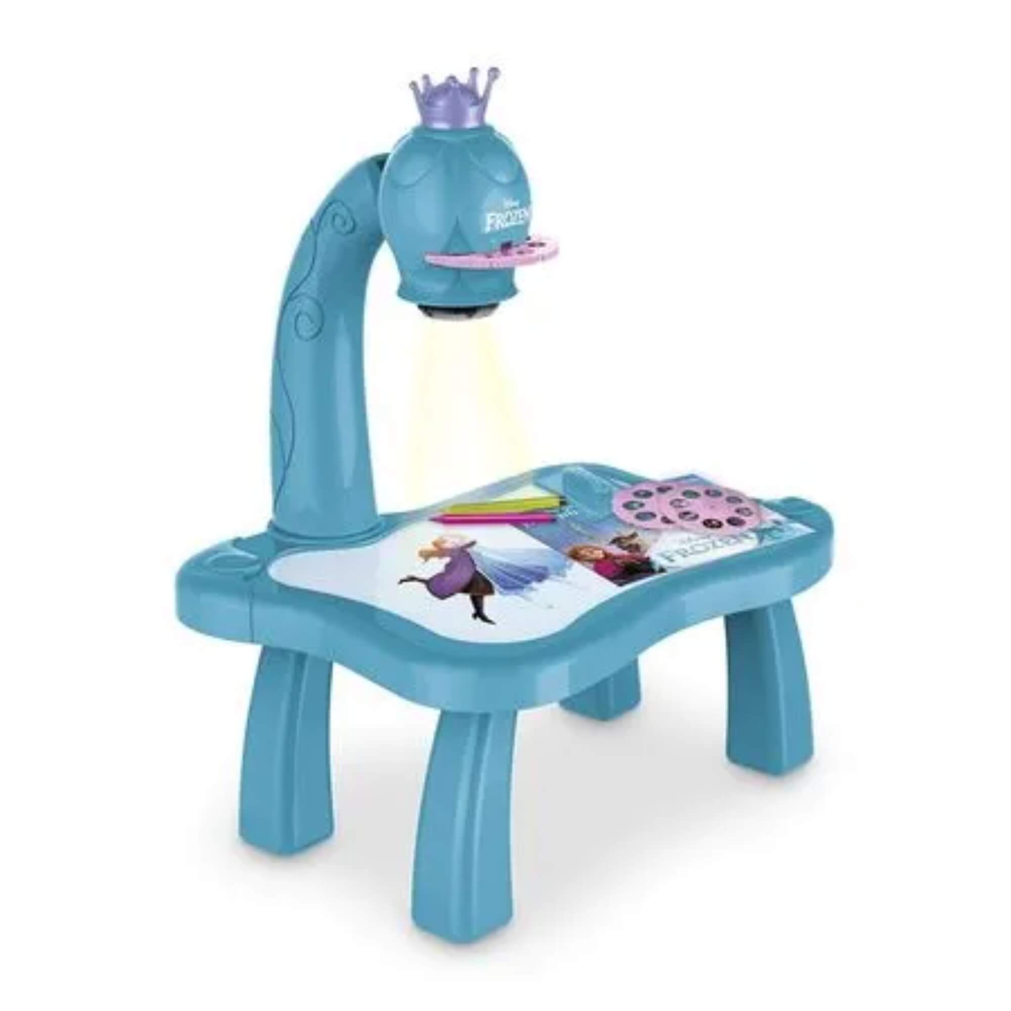 Brinquedo Infantil Mesa Projetora Frozen com 24 Desenhos Multikids - BR2534