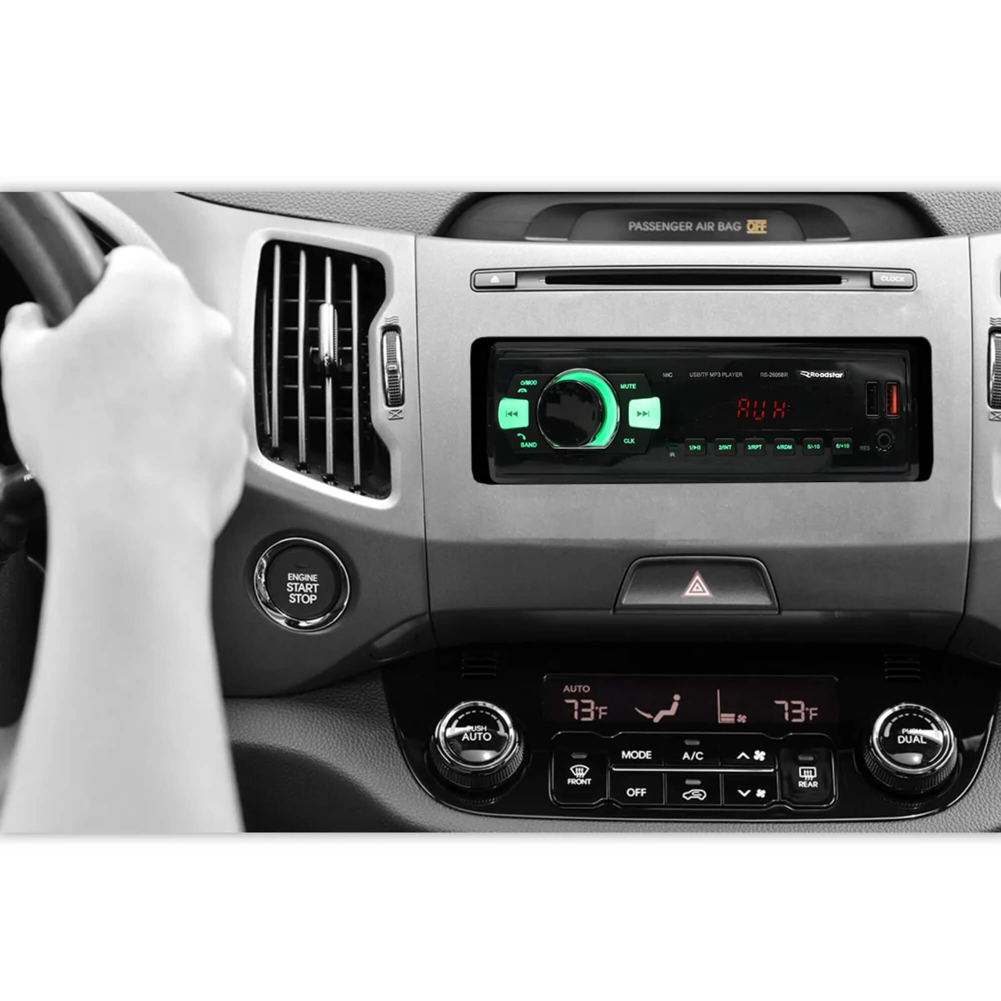COMP Kit Som Automotivo Roadstar RS2605BR ES + Alto-Falantes Nakamichi NSF623 6,5"