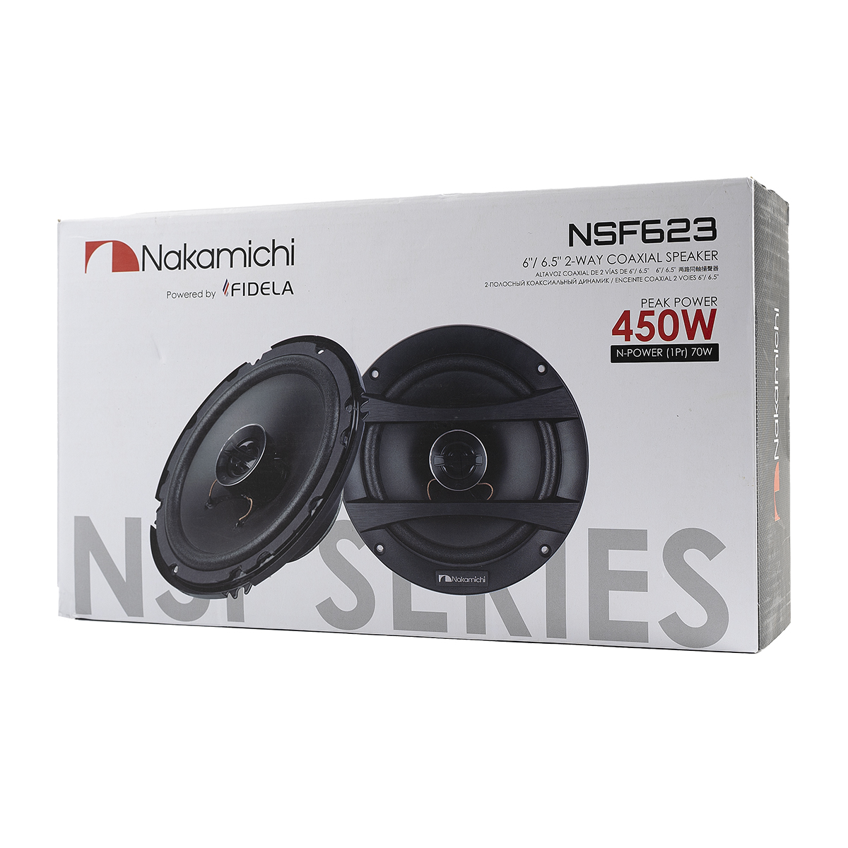 COMP Kit Som Automotivo Roadstar RS2605BR ES + Alto-Falantes Nakamichi NSF623 6,5"
