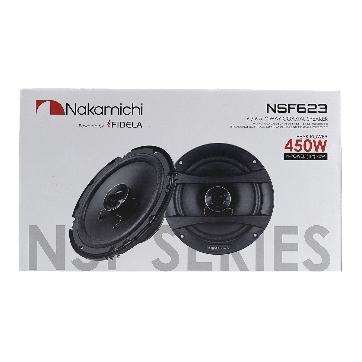 COMP Kit Som Automotivo Roadstar RS2605BR ES + Alto-Falantes Nakamichi NSF623 6,5"