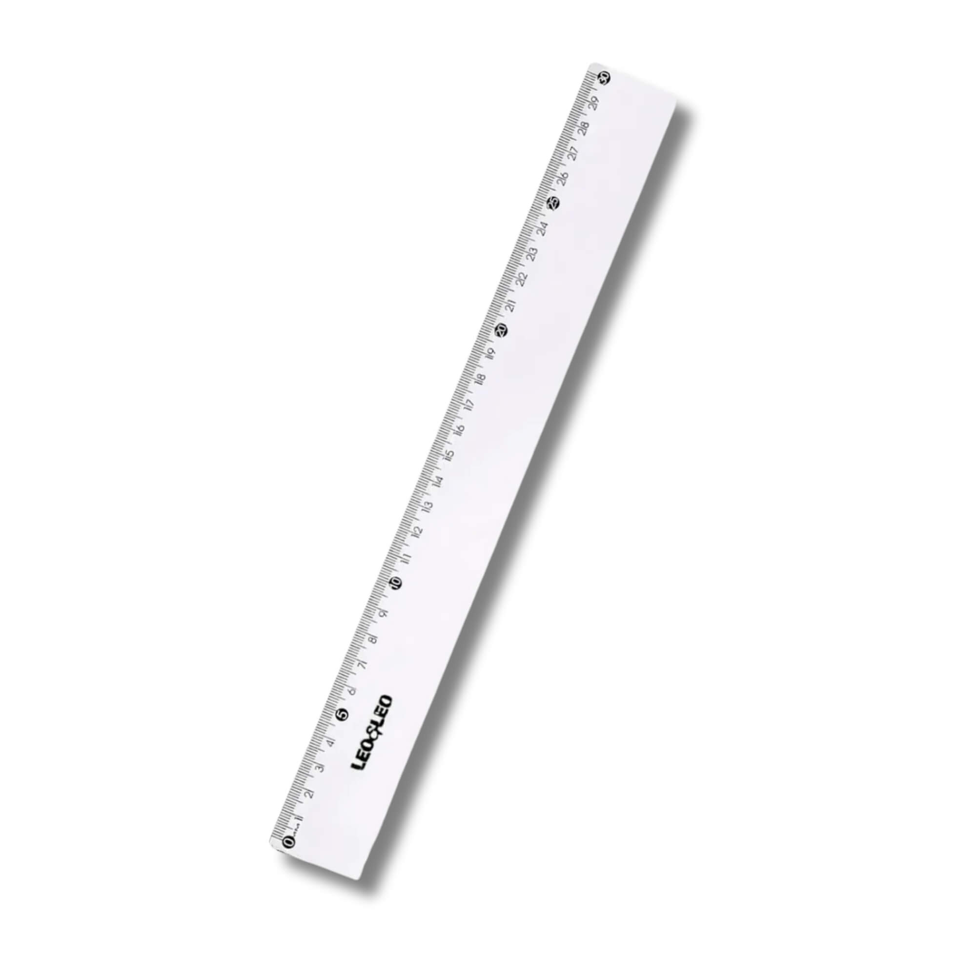 Régua Plástica 30cm (Pacote c/ 25 unidades) Leo&Leo Leonora - 4327