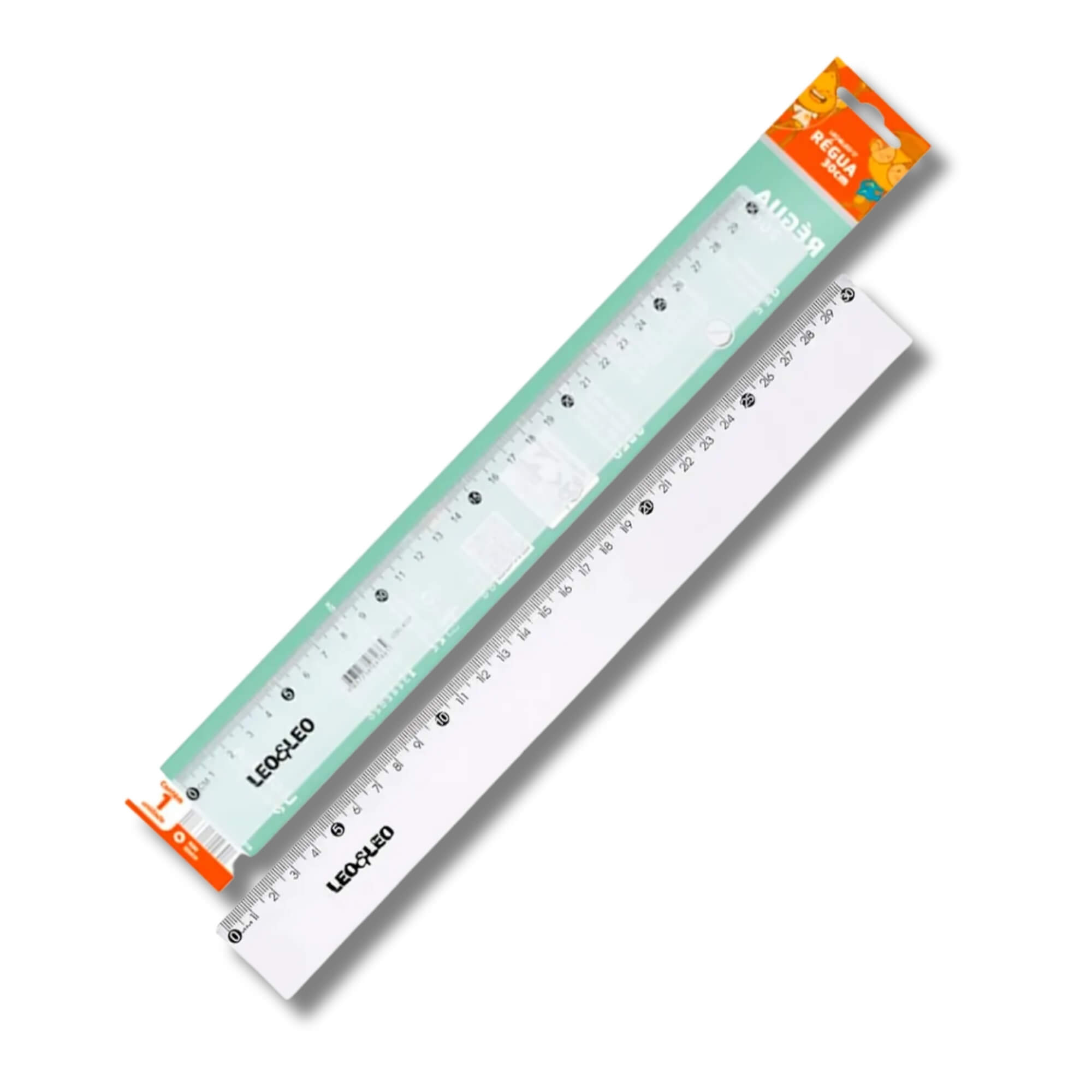 Régua Plástica 30cm (Pacote c/ 25 unidades) Leo&Leo Leonora - 4327