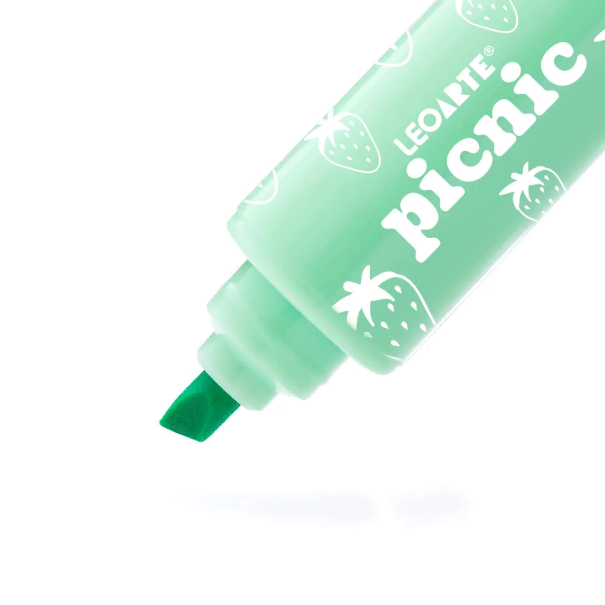 Marca-Texto Mini 2 Em 1 Bombom Picnic - Estojo C/ 6 Unidades Leoarte Leonora - 94114