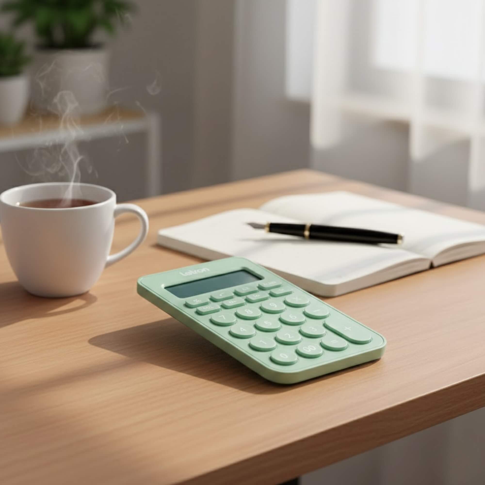 Calculadora 8 Dígitos De Mesa Candy Verde Letron Leonora - 99334