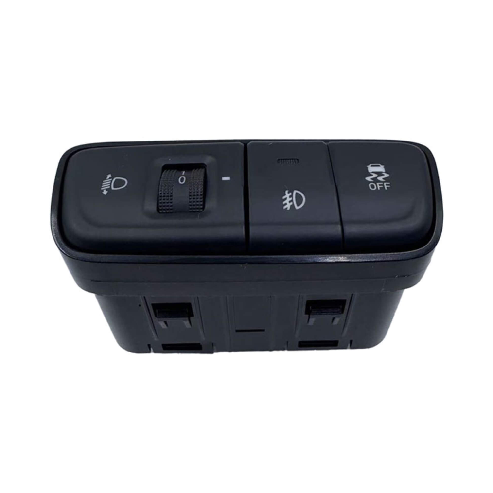 Kit Farol HB20 Hatch/Sedan Plus (Manual) 2024 Moldura Preta Botão Mod Orig. Shocklight - SL-121611
