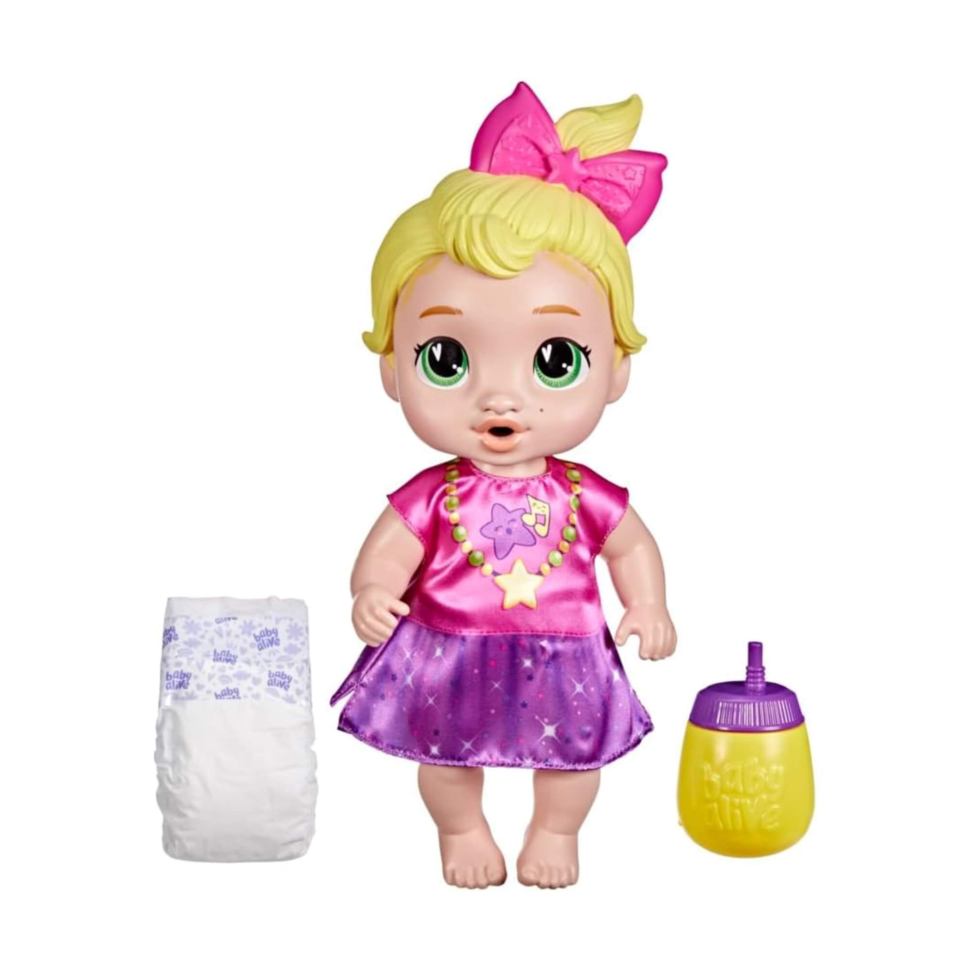 Boneca Baby Alive Hora do Refresco +3 anos Lala Googoo 28cm c/ Acessórios Hasbro - 19244