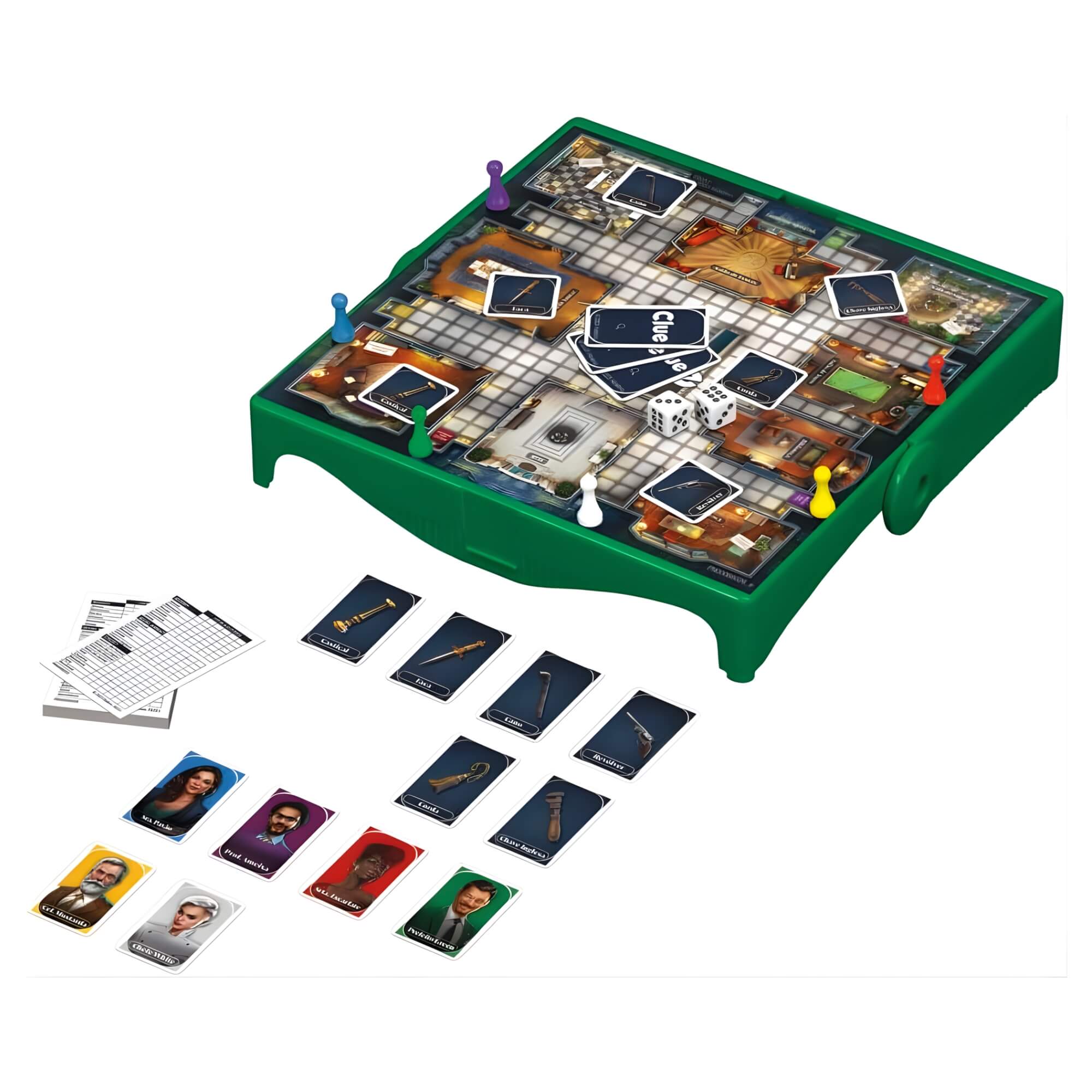 Jogo de Tabuleiro Portátil Grab and Go! +8 anos Clue Hasbro - 18588