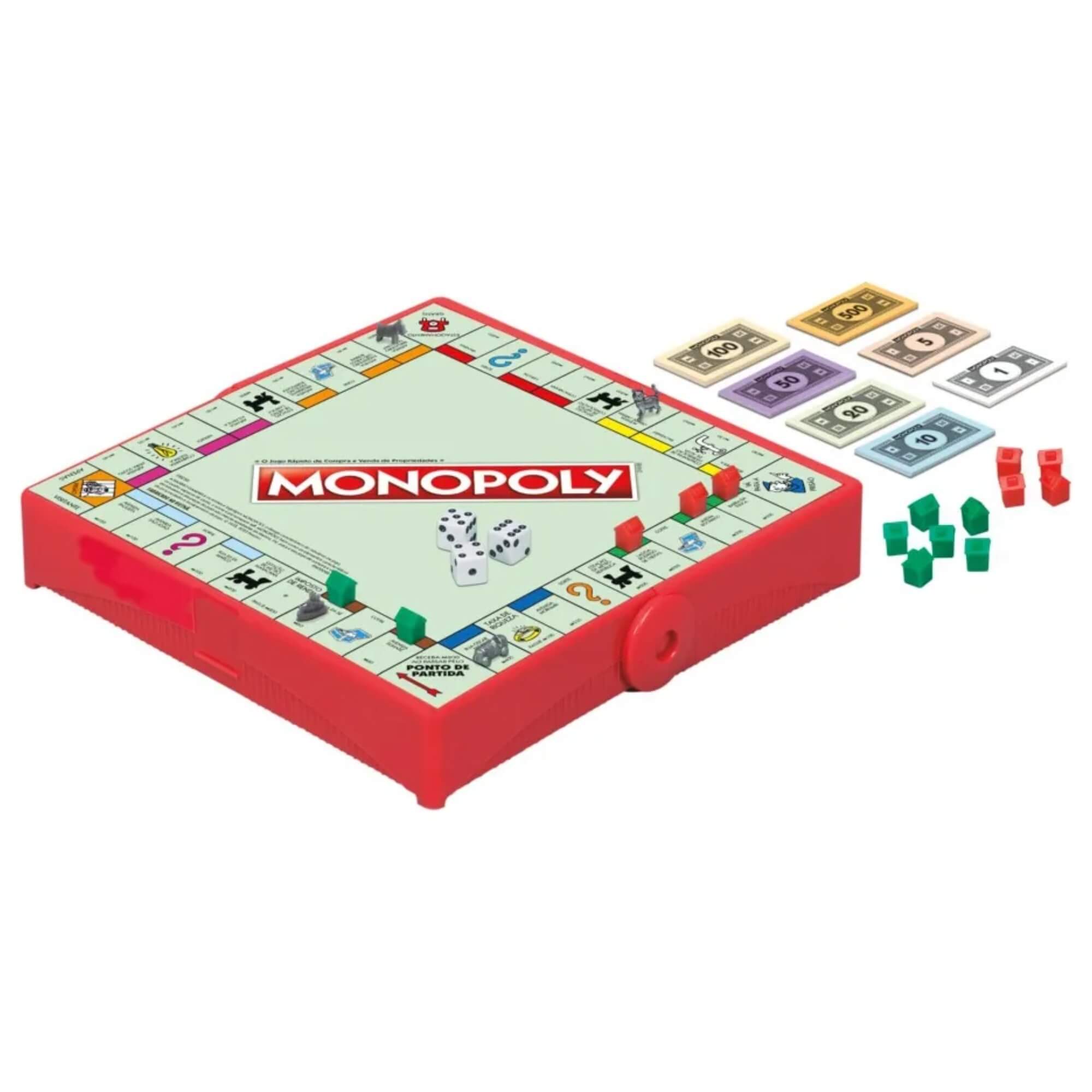 Jogo de Tabuleiro Monopoly Grab and Go F8256 Hasbro - 18590