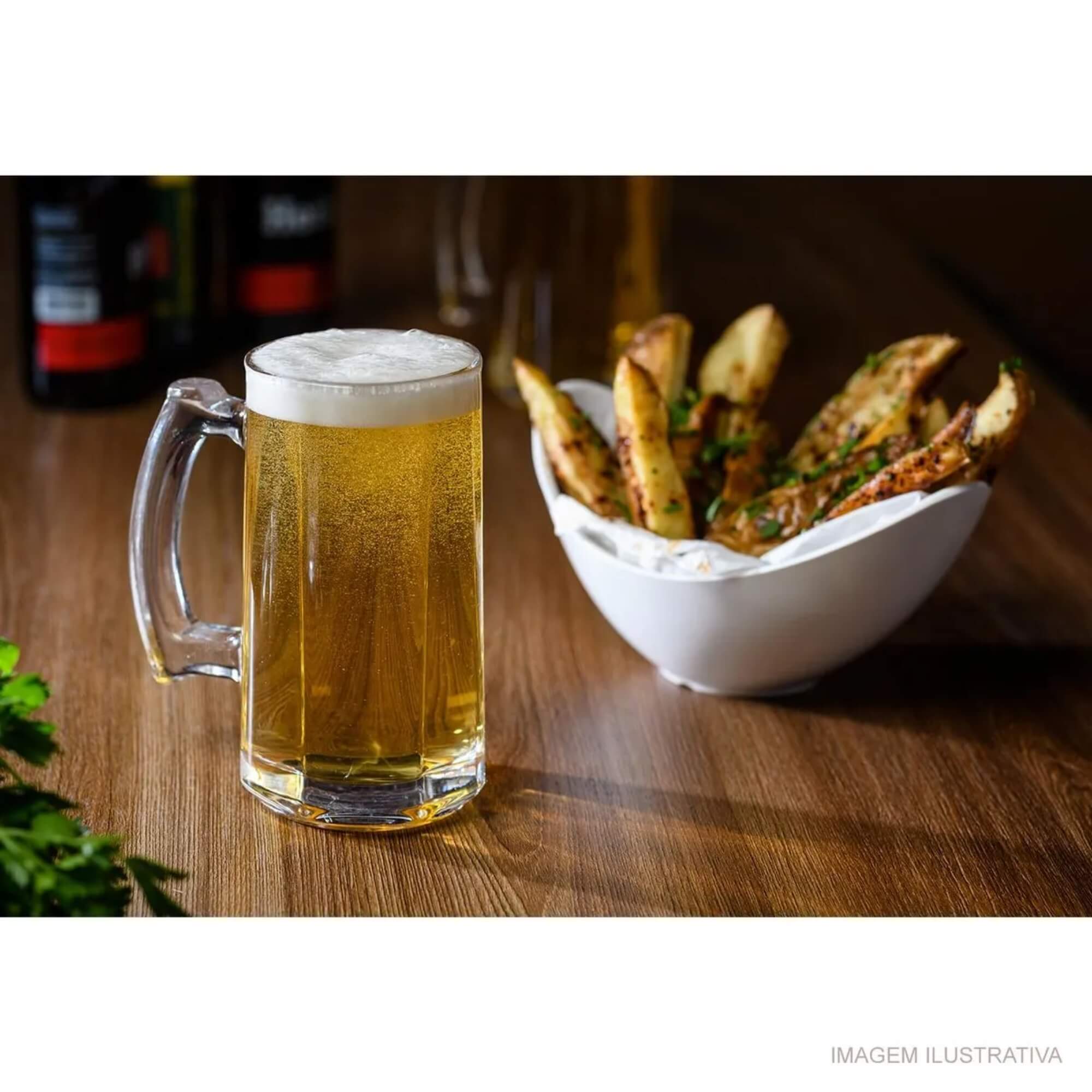 Caneca de Chopp e Cerveja Pavillion Haus 300ml Vidro Brinox - 57716/051