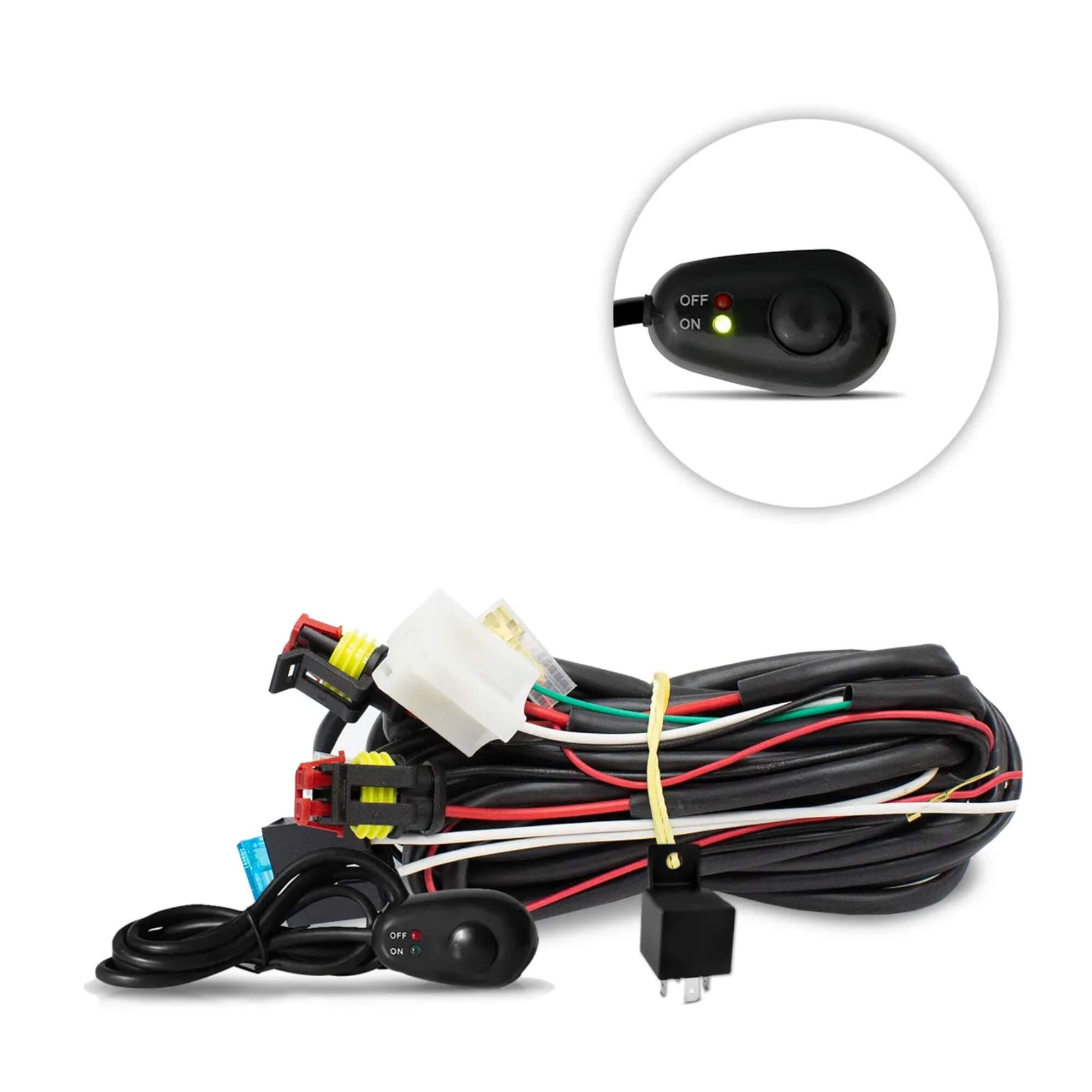 COMP Kit Farol de Milha Renault Logan Sandero Clio Duster + Lâmpadas LED Headlight S14 Nano