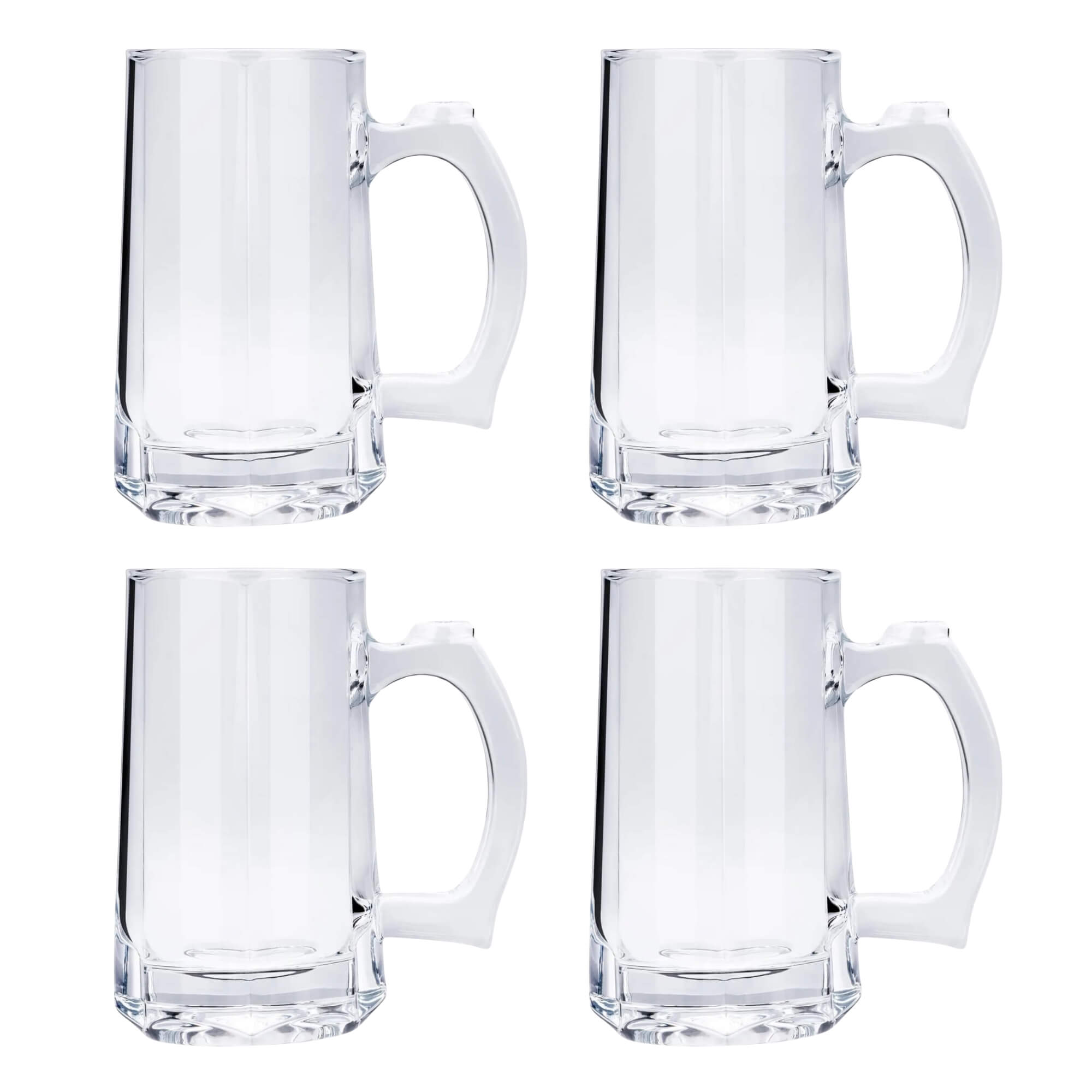 COMP Kit 4 Canecas de Chopp e Cerveja Pavillion Haus 300ml Vidro Brinox - 57716/051