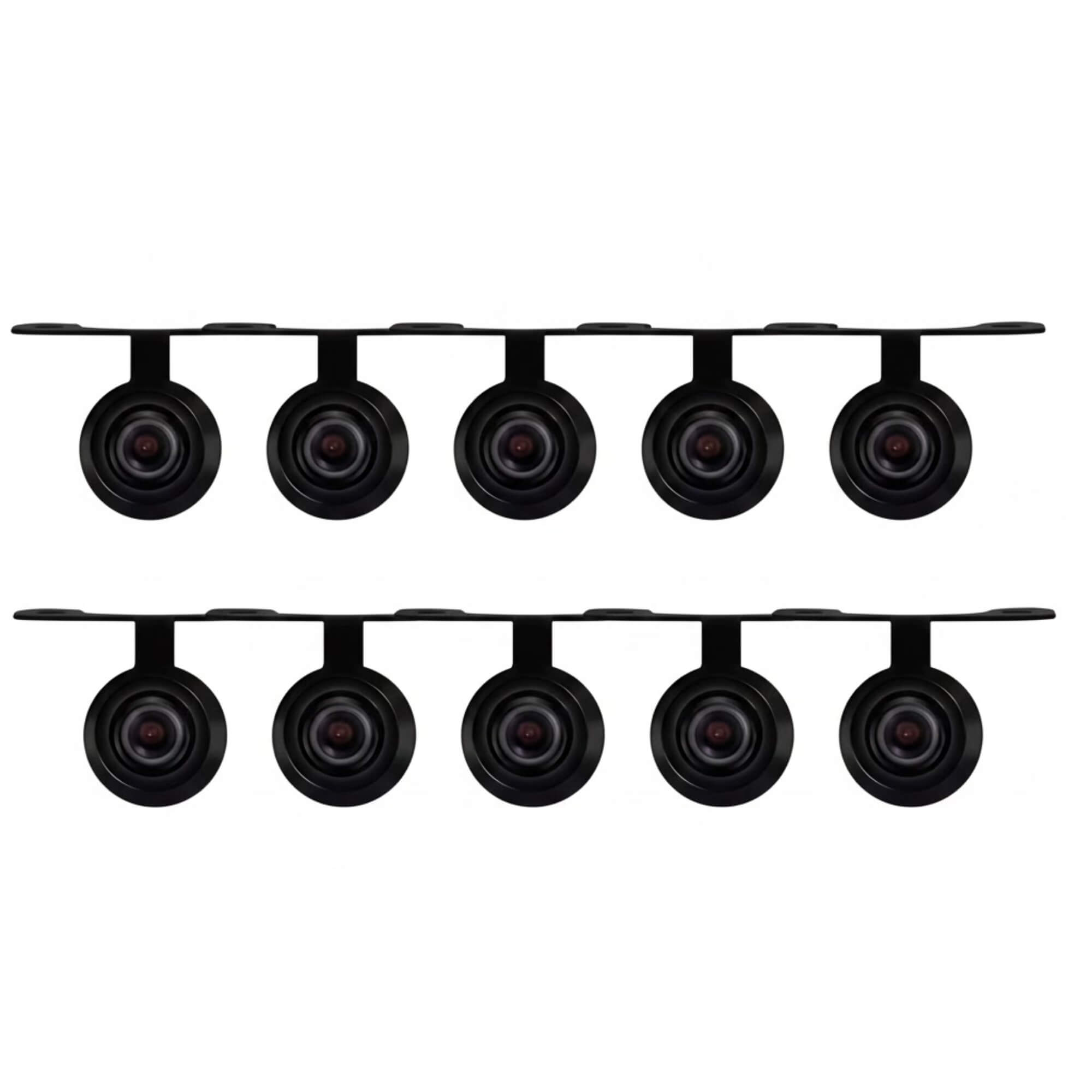COMP Kit 10 Câmeras de Ré Borboleta 12V 420 Linhas CR-130