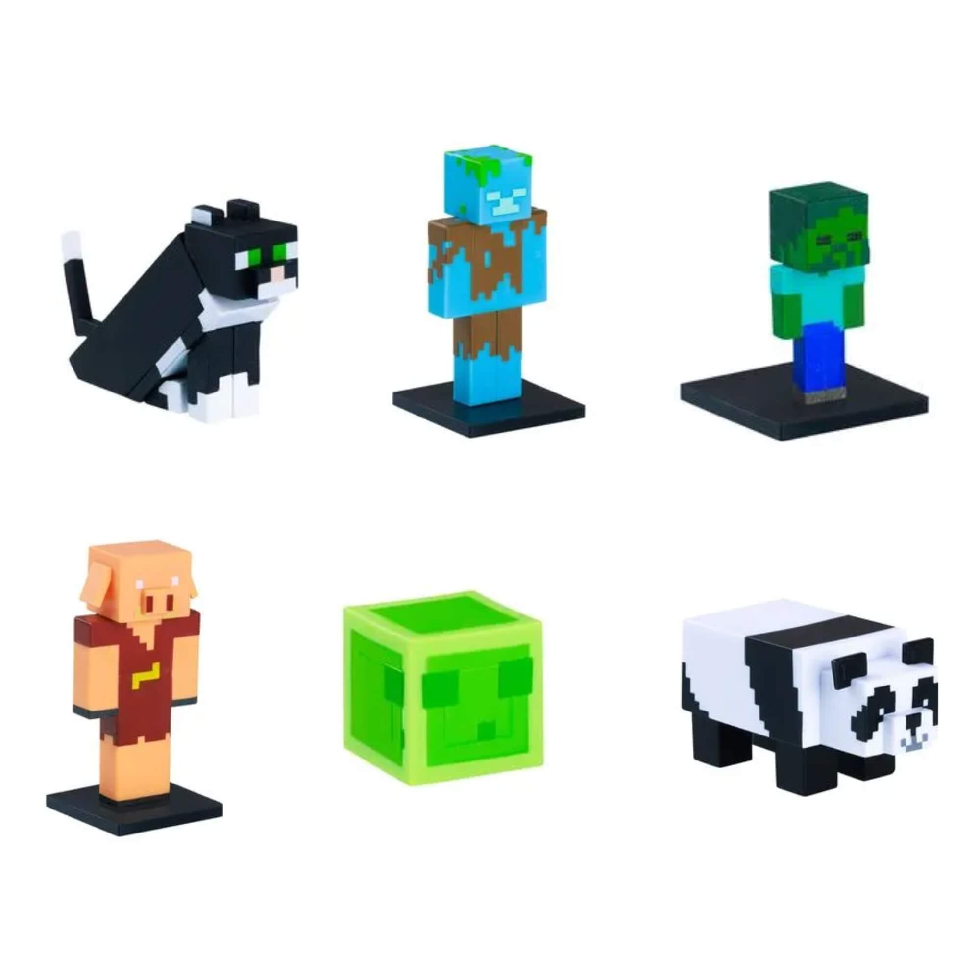 Boneco 3D Minecraft Série 2 Sortido e Unitário Multikids - BR2552