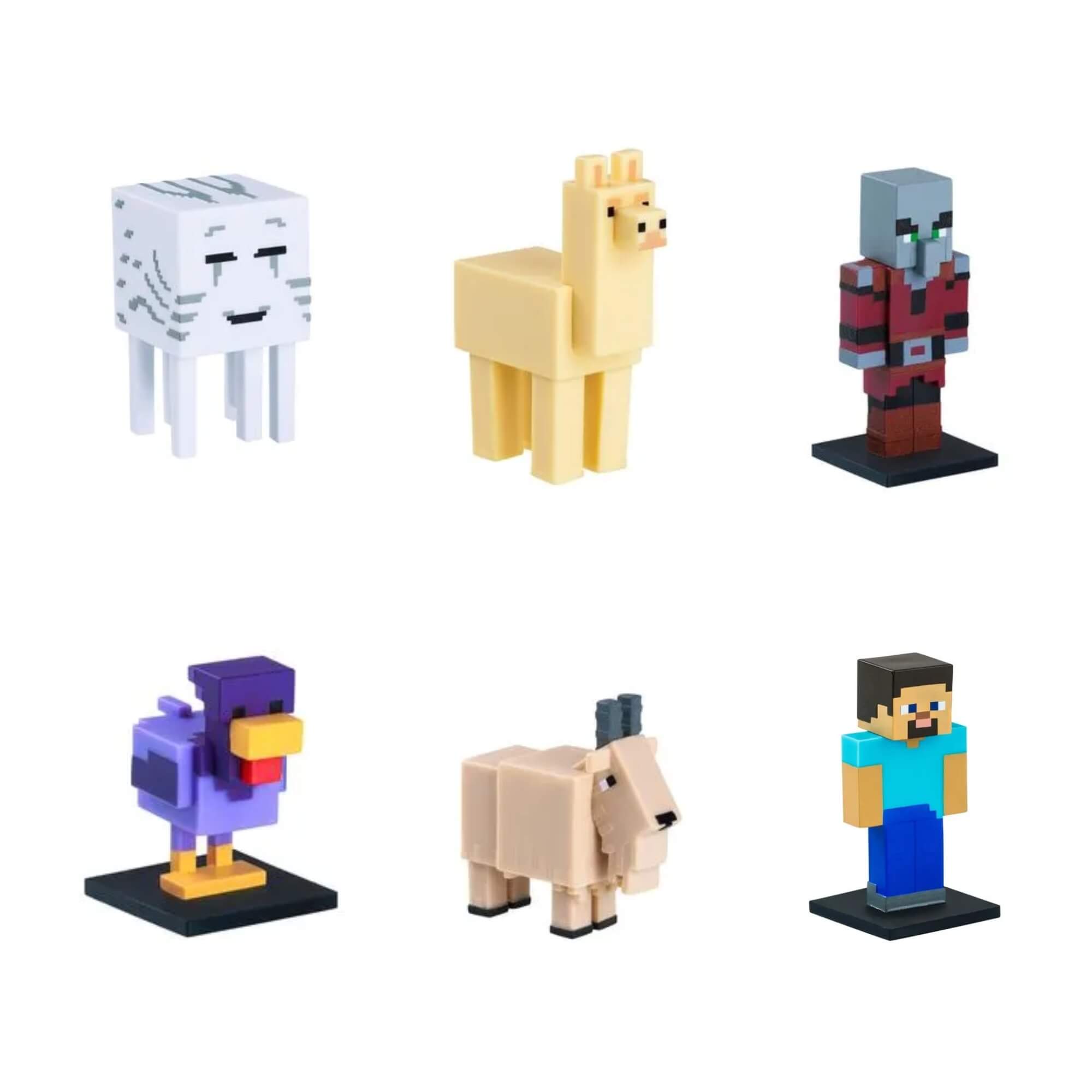 Boneco 3D Minecraft Série 2 Sortido e Unitário Multikids - BR2552
