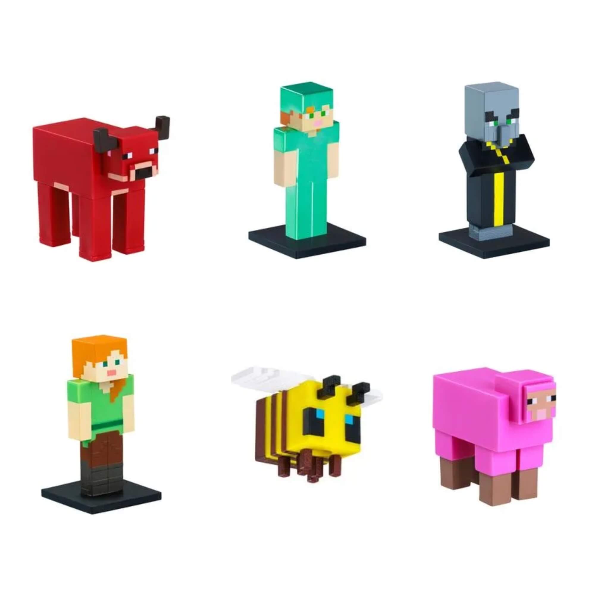 Boneco 3D Minecraft Série 2 Sortido e Unitário Multikids - BR2552