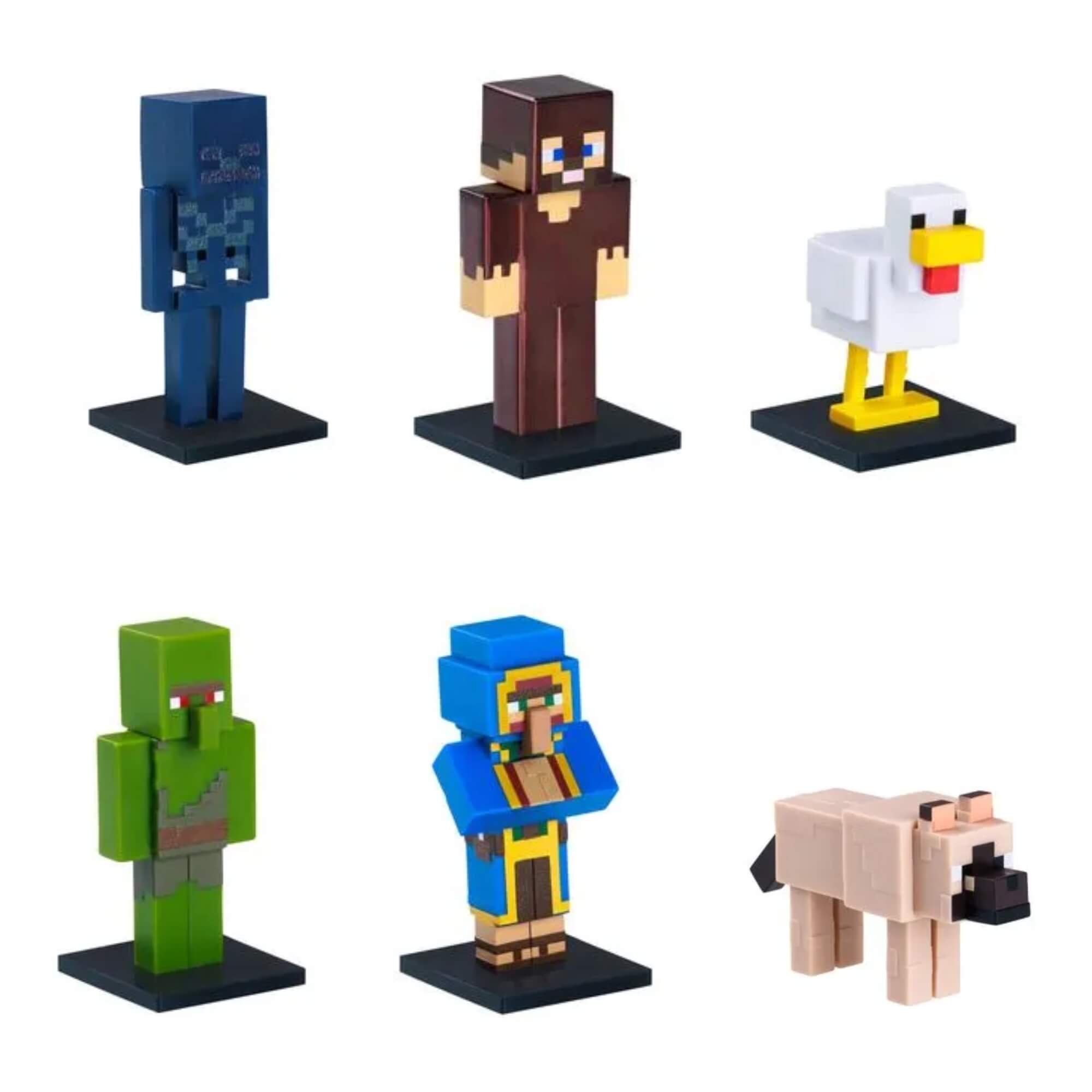 Boneco 3D Minecraft Série 2 Sortido e Unitário Multikids - BR2552