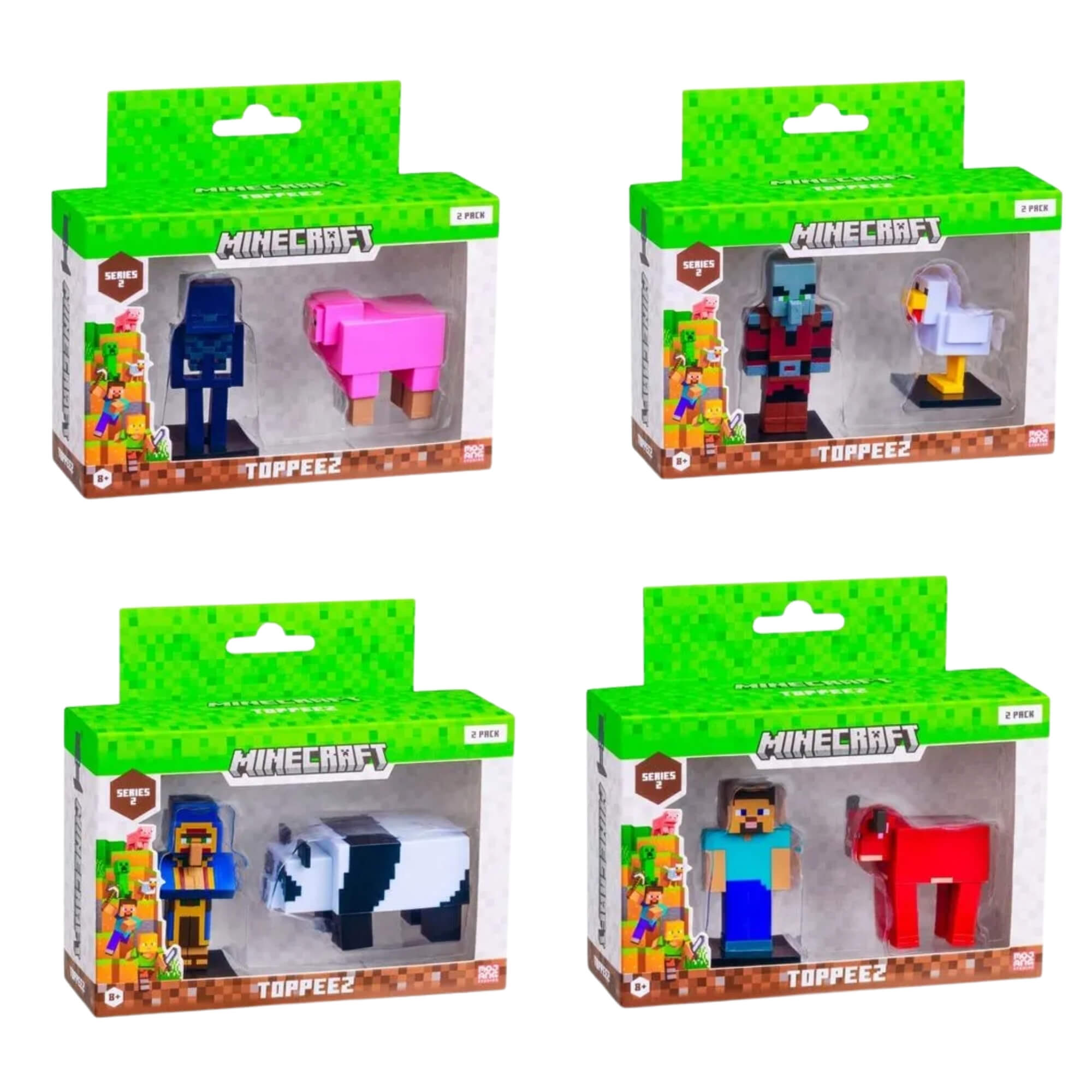 Bonecos Sortidos do Minecraft Série 2 (Pack Unitário) Multikids - BR2553