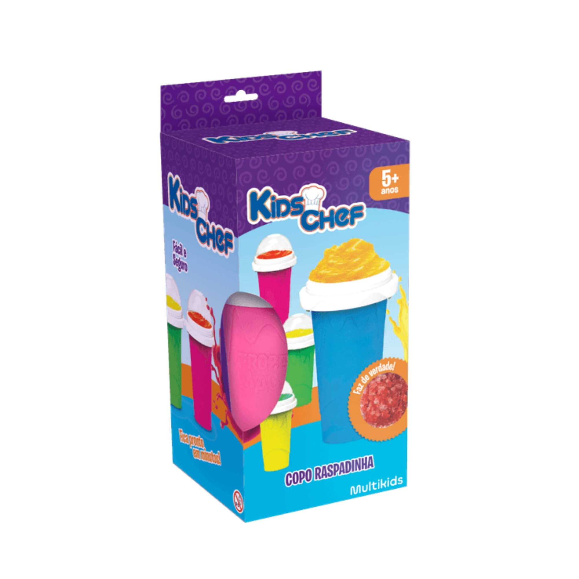 Copo Kids Chef Raspadinha Sortido e Unitário Multikids - BR2195