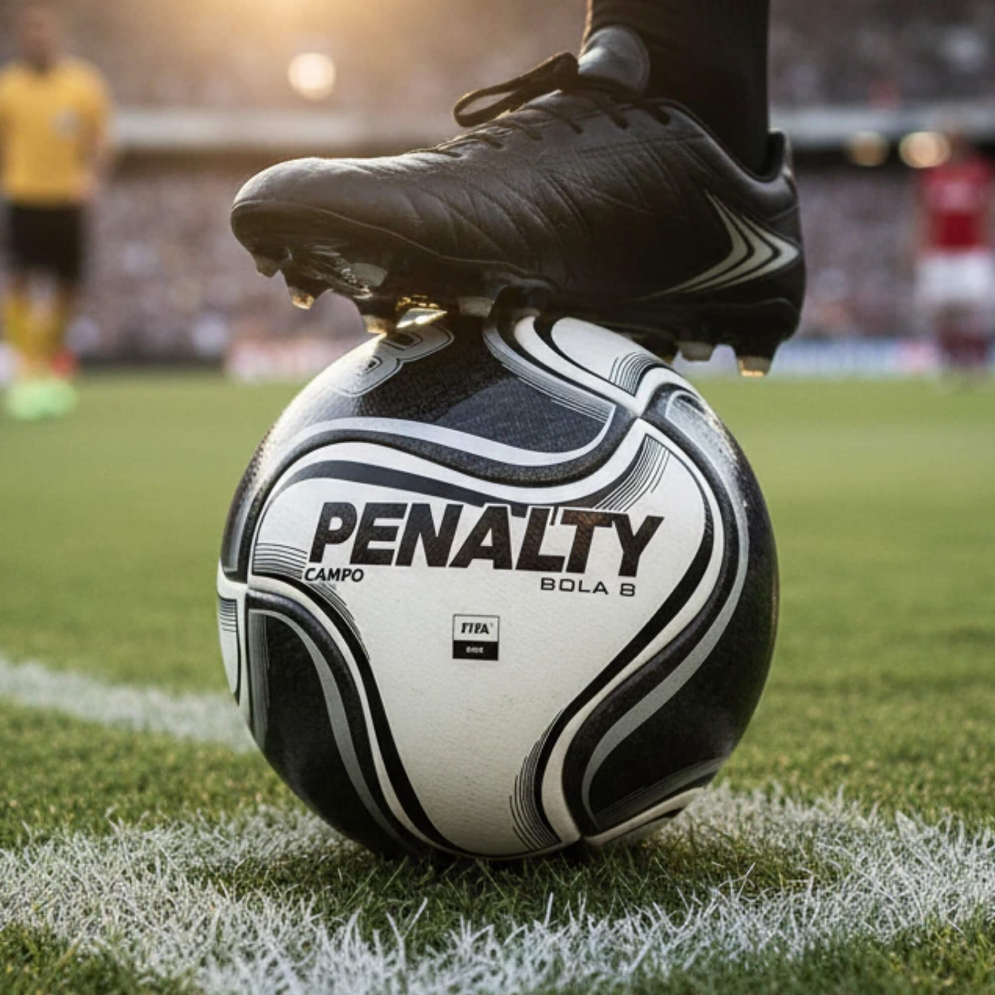 Bola de Futebol de Campo 8 X Branco/Preto Penalty - 5212851110-U