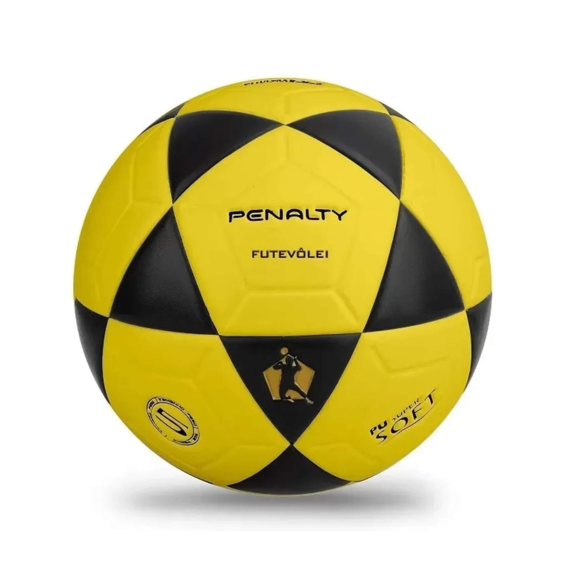 Bola de Futevôlei XXI Amarela/Preta Penalty - 5213102200-U
