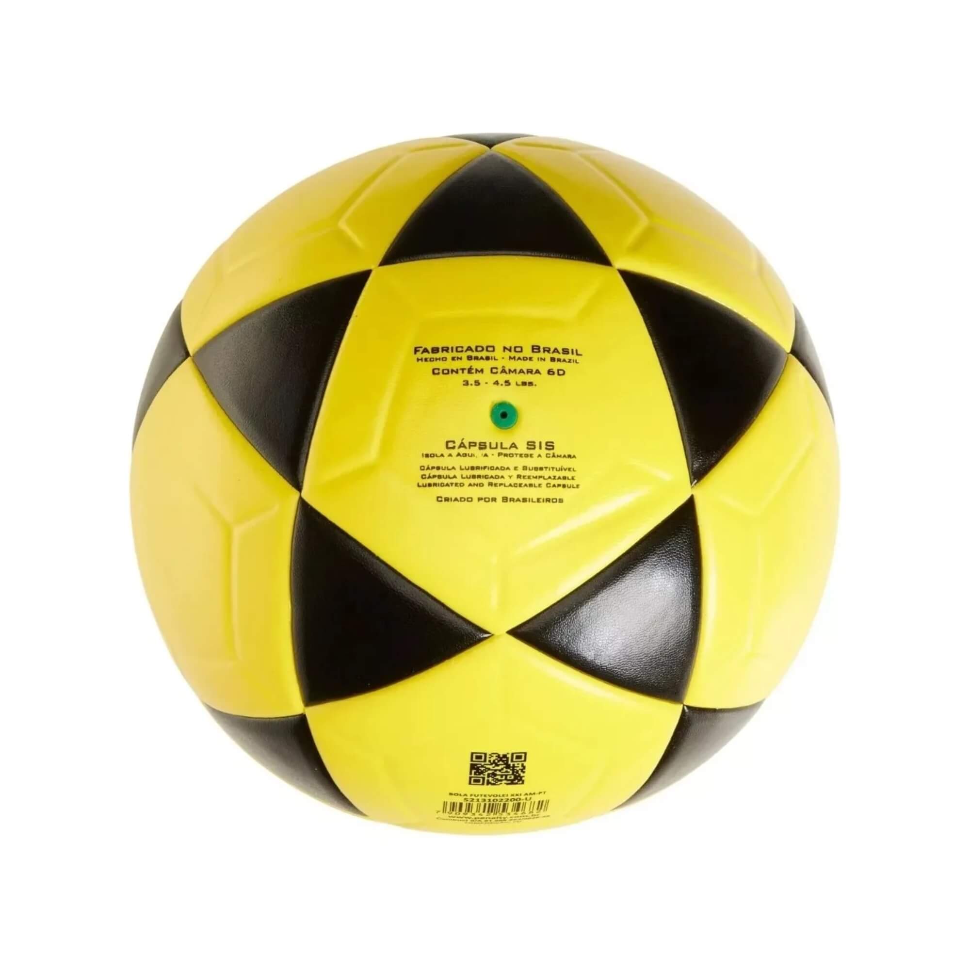 Bola de Futevôlei XXI Amarela/Preta Penalty - 5213102200-U