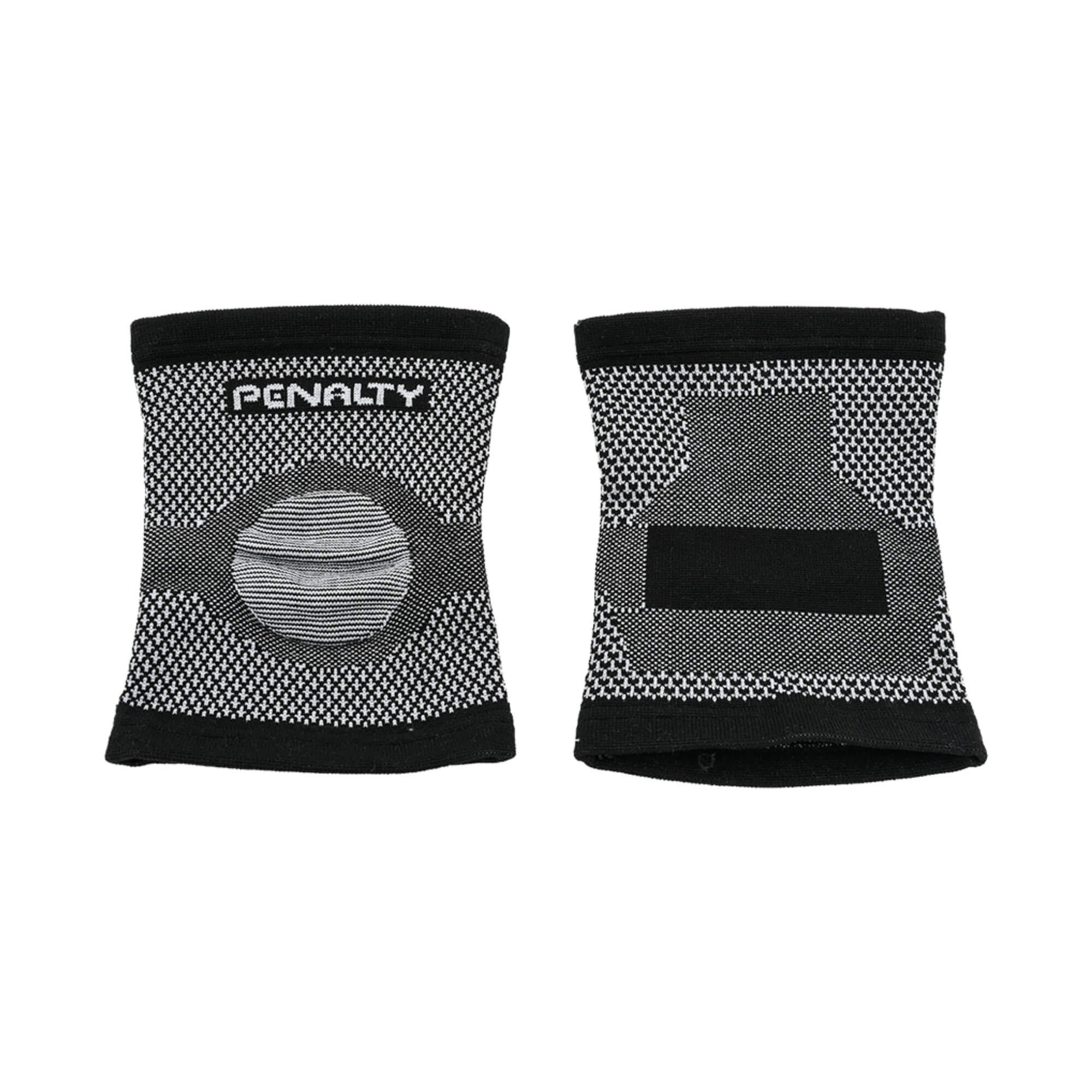 Joelheira Elástica Knit XXIII Preto/Branco Tamanho M (Par) Penalty - 6540559800-M