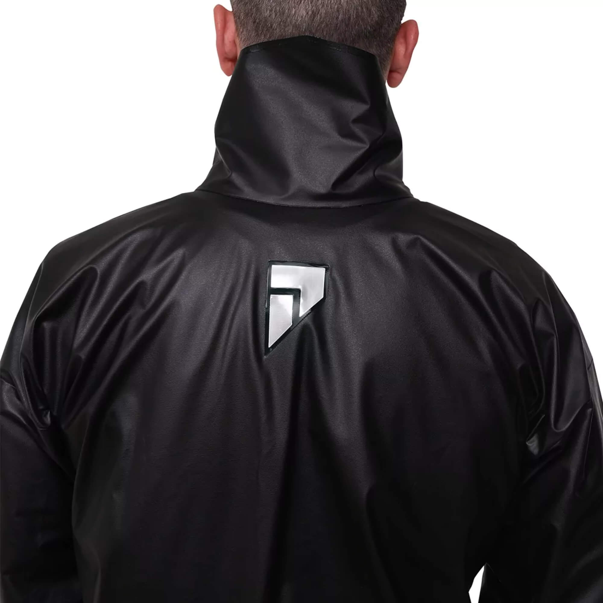 COMP Kit Motociclista Capa de Chuva PVC GG Preta + Capacete Pro Tork Tam 60 Aberto Preto ABSX