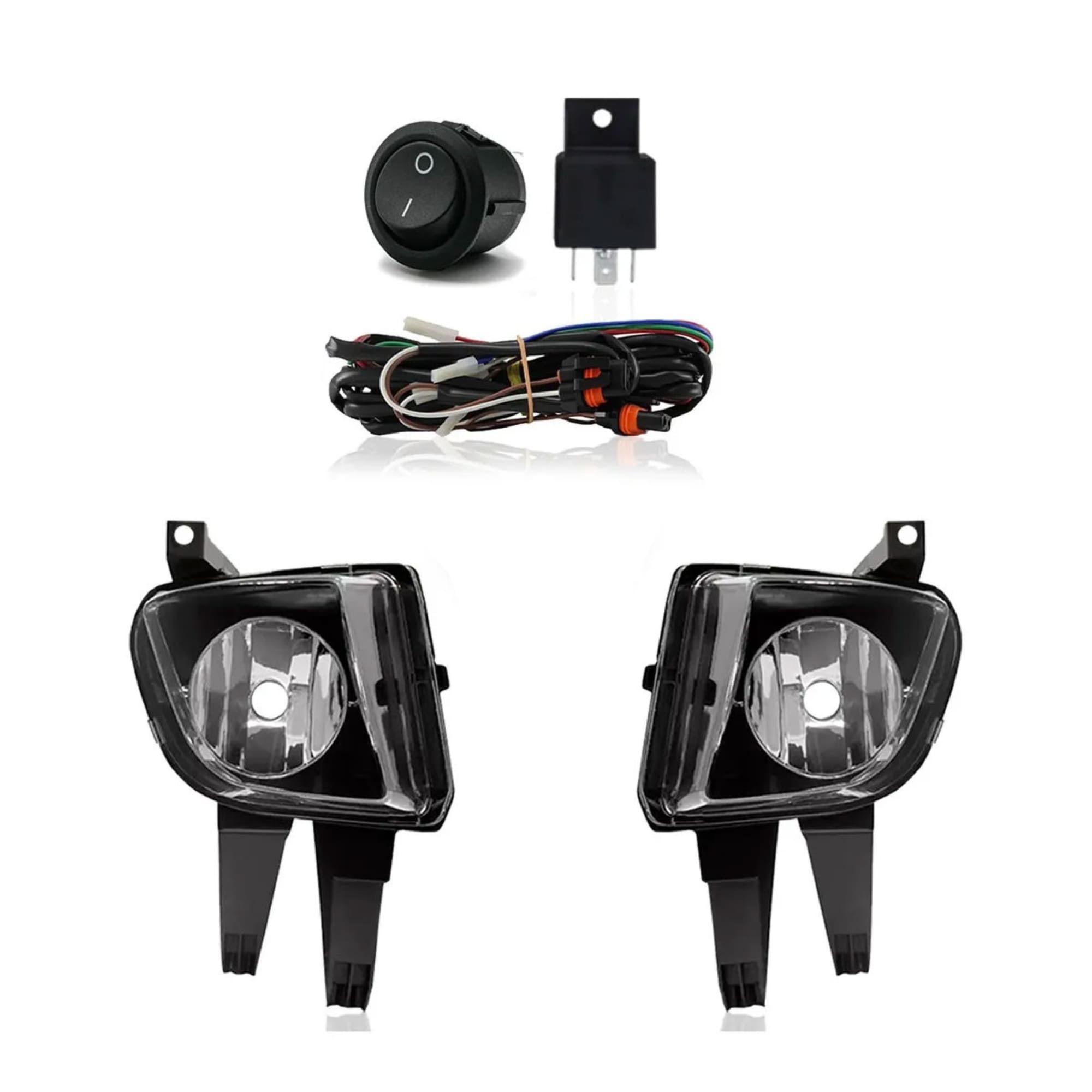 COMP Kit Farol de Milha Celta 2007 à 2015 e Prisma 2007 à 2012 + Lâmpadas LED HB4 6000K