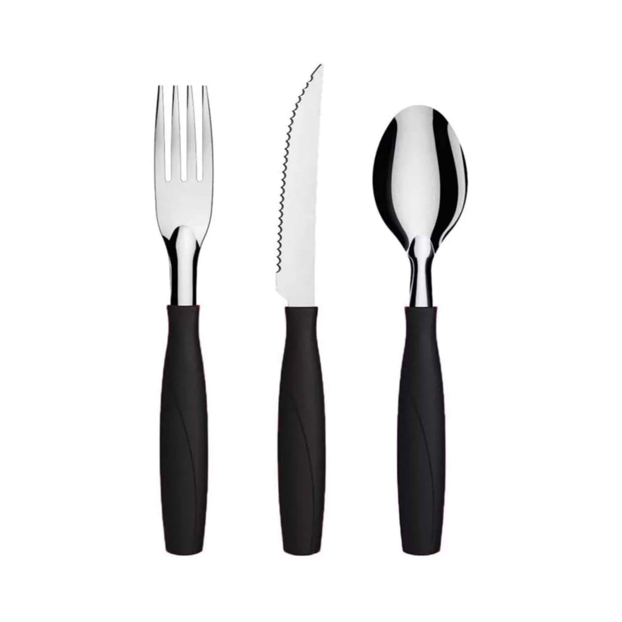 Faqueiro Itaparica 20 Peças Preto Aço Inox Brinox - 6000/414