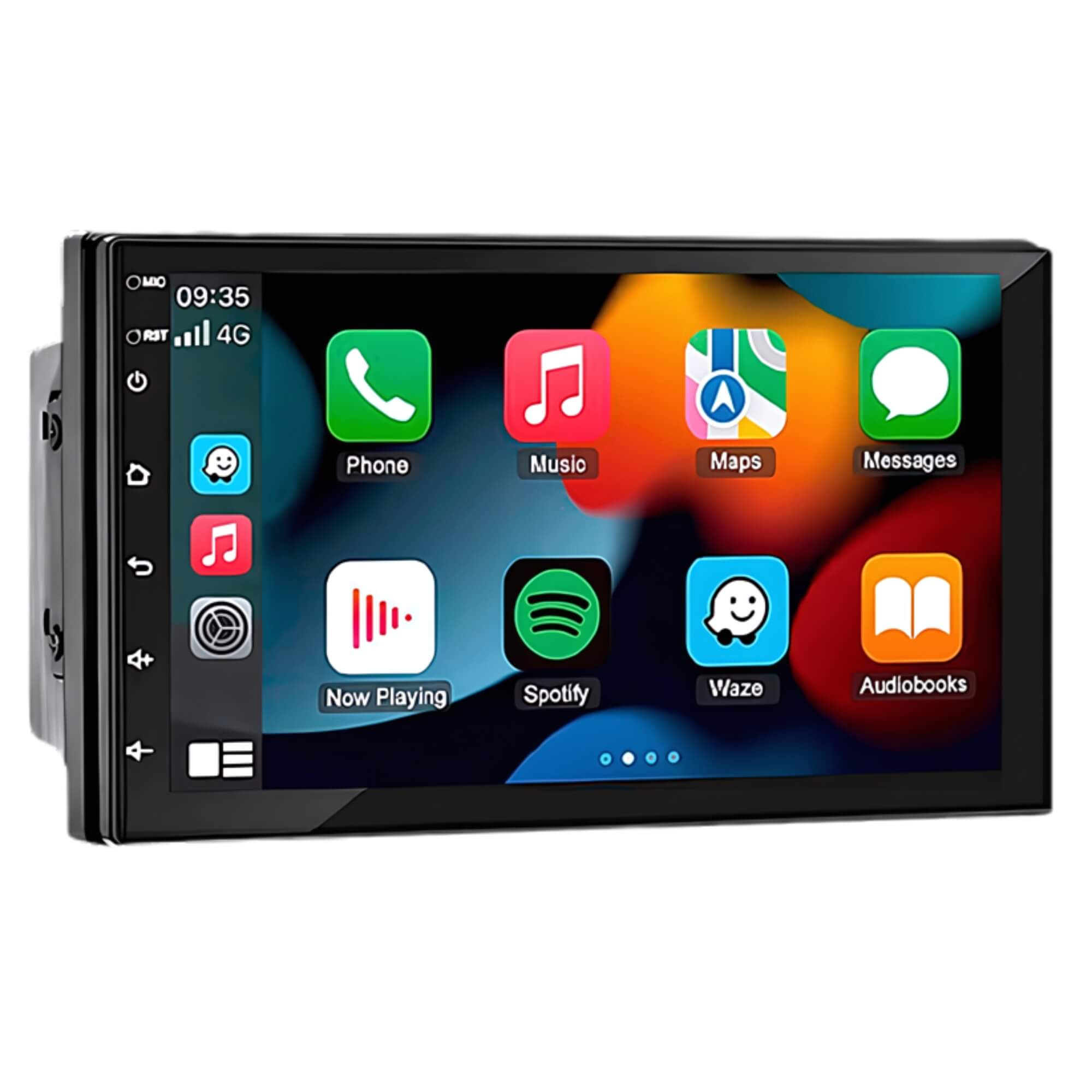 COMP Kit Central Multimídia MP5 2Din 7” IPS CarPlay Android + Câmera de Ré Borboleta