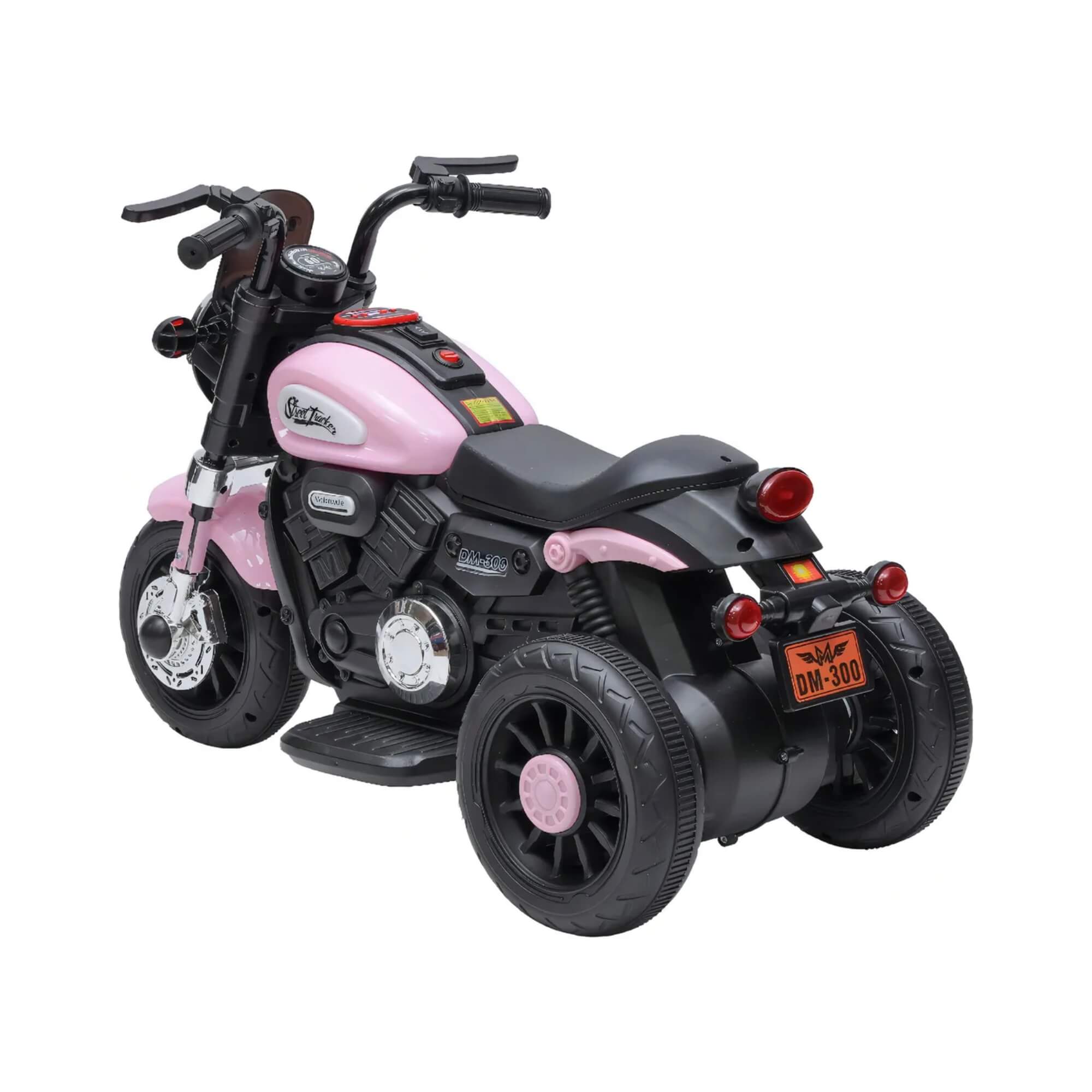 Mini Moto Elétrica Infantil Halei Rosa 6V c/ Luz, Som e Música Zippy Toys - 10547