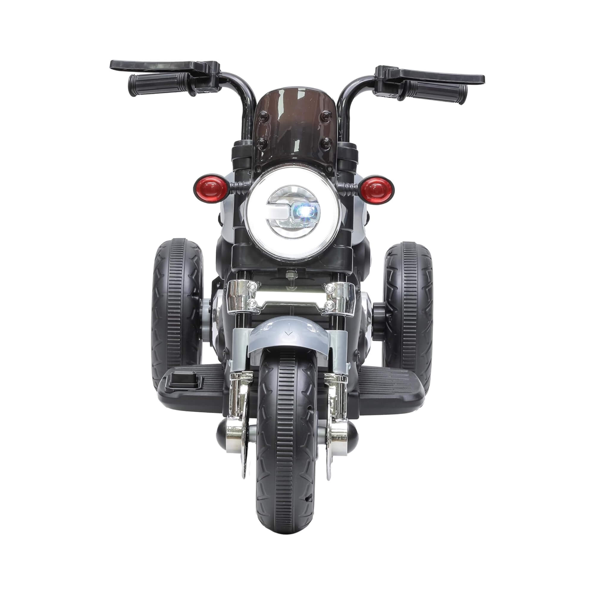 Mini Moto Elétrica Infantil Halei Prata 6V c/ Luz, Som e Música Zippy Toys - 10546