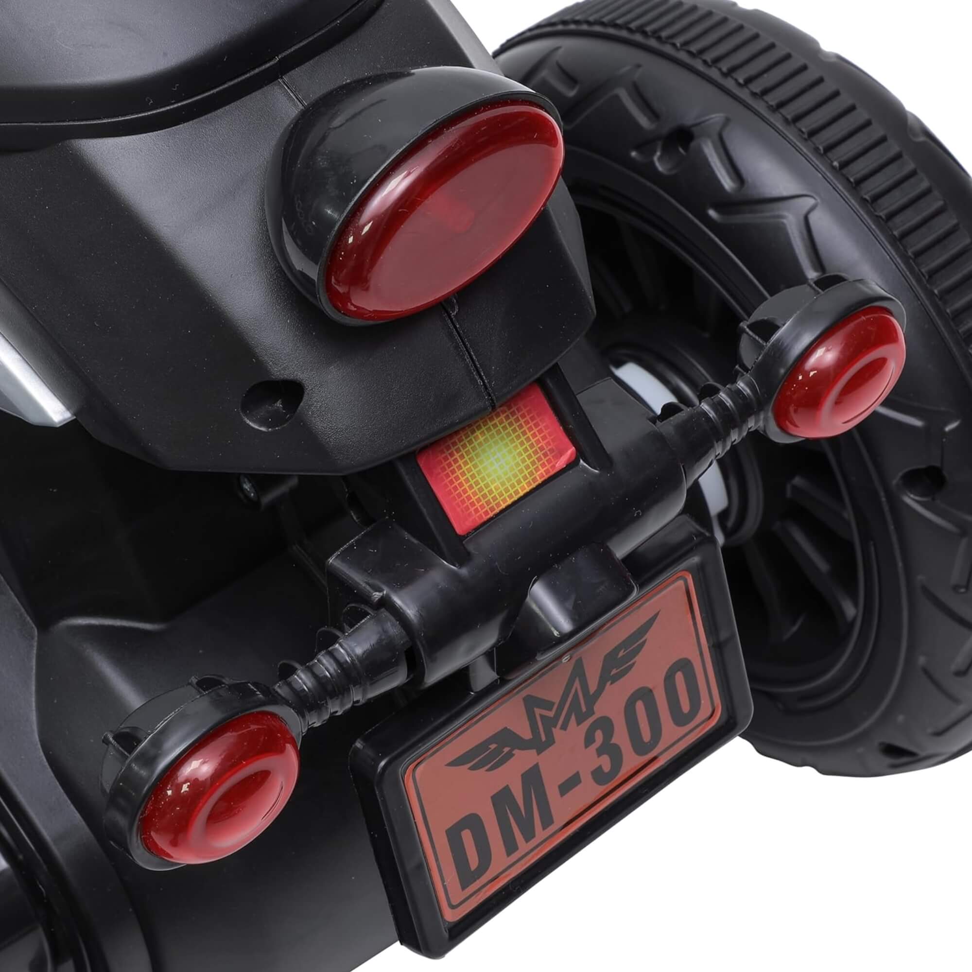 Mini Moto Elétrica Infantil Halei Prata 6V c/ Luz, Som e Música Zippy Toys - 10546