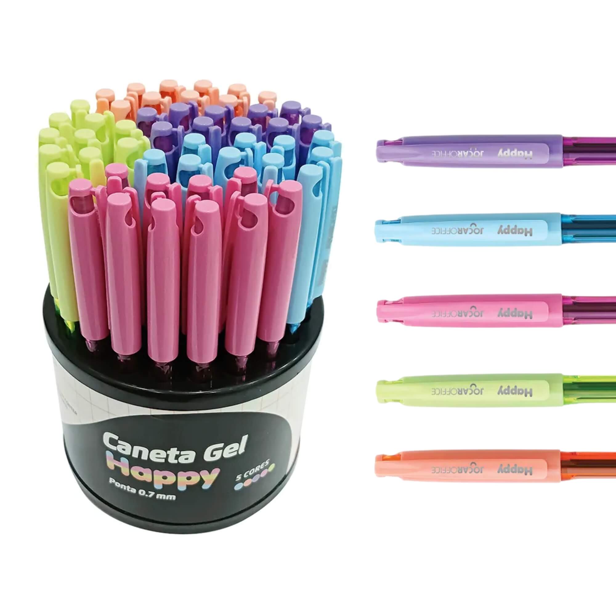 COMP Kit Atacado Canetas Esferográficas e em Gel Coloridas Displays Papelaria Material Escolar