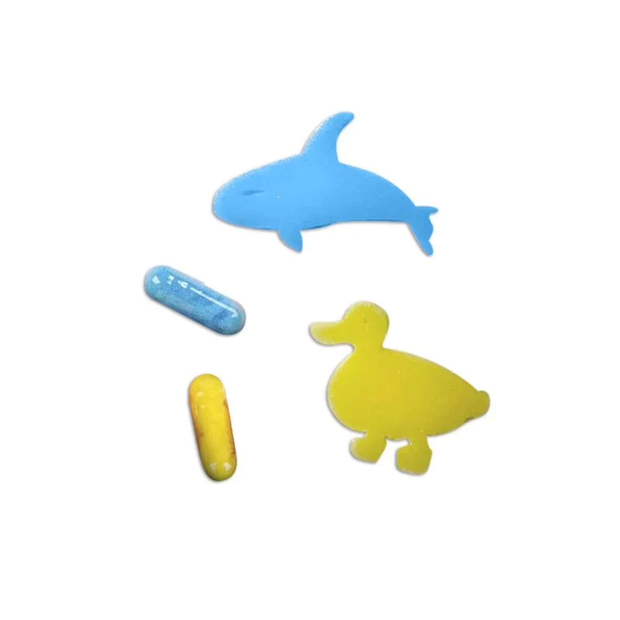COMP Kit Artes Avental Infantil + Giz de Cera para Banho + Adaptador de Lápis