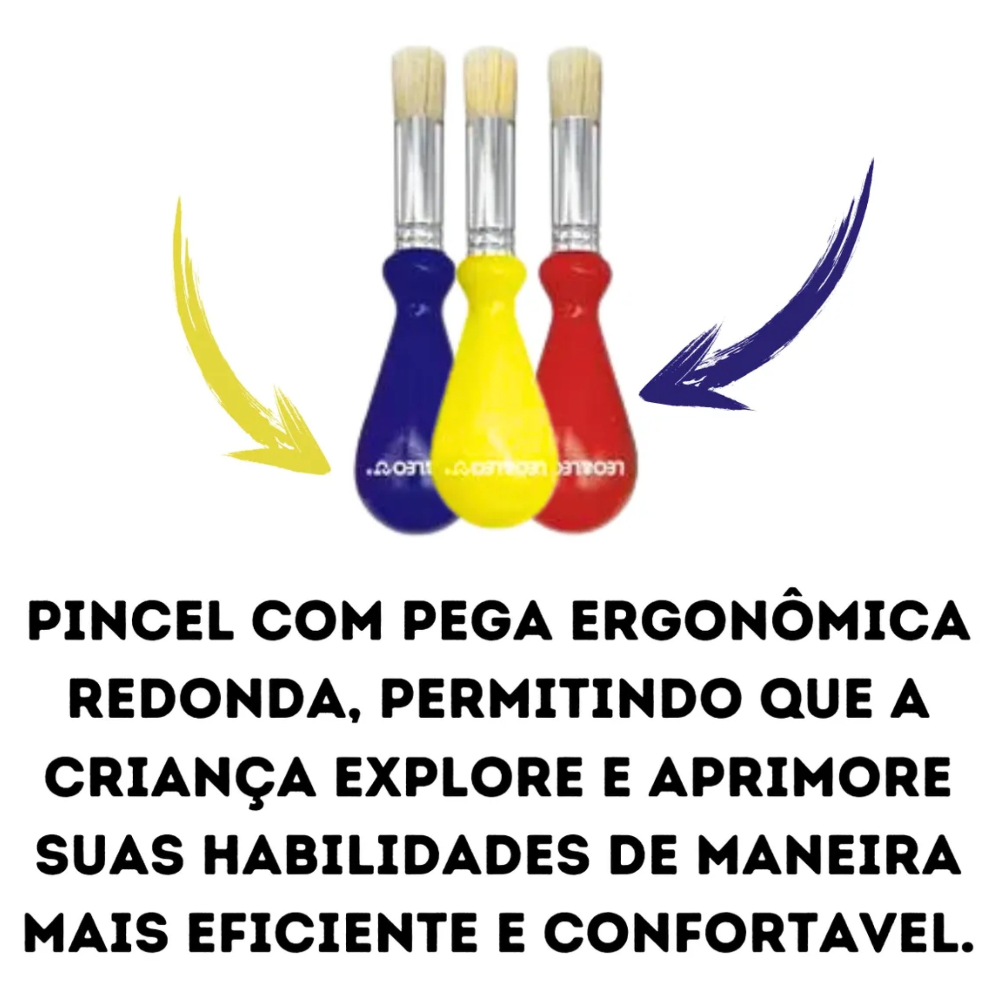 COMP Kit Avental + Tesoura Dupla + Pincel Pega Ergonômica + Massa de Modelar + Index Film