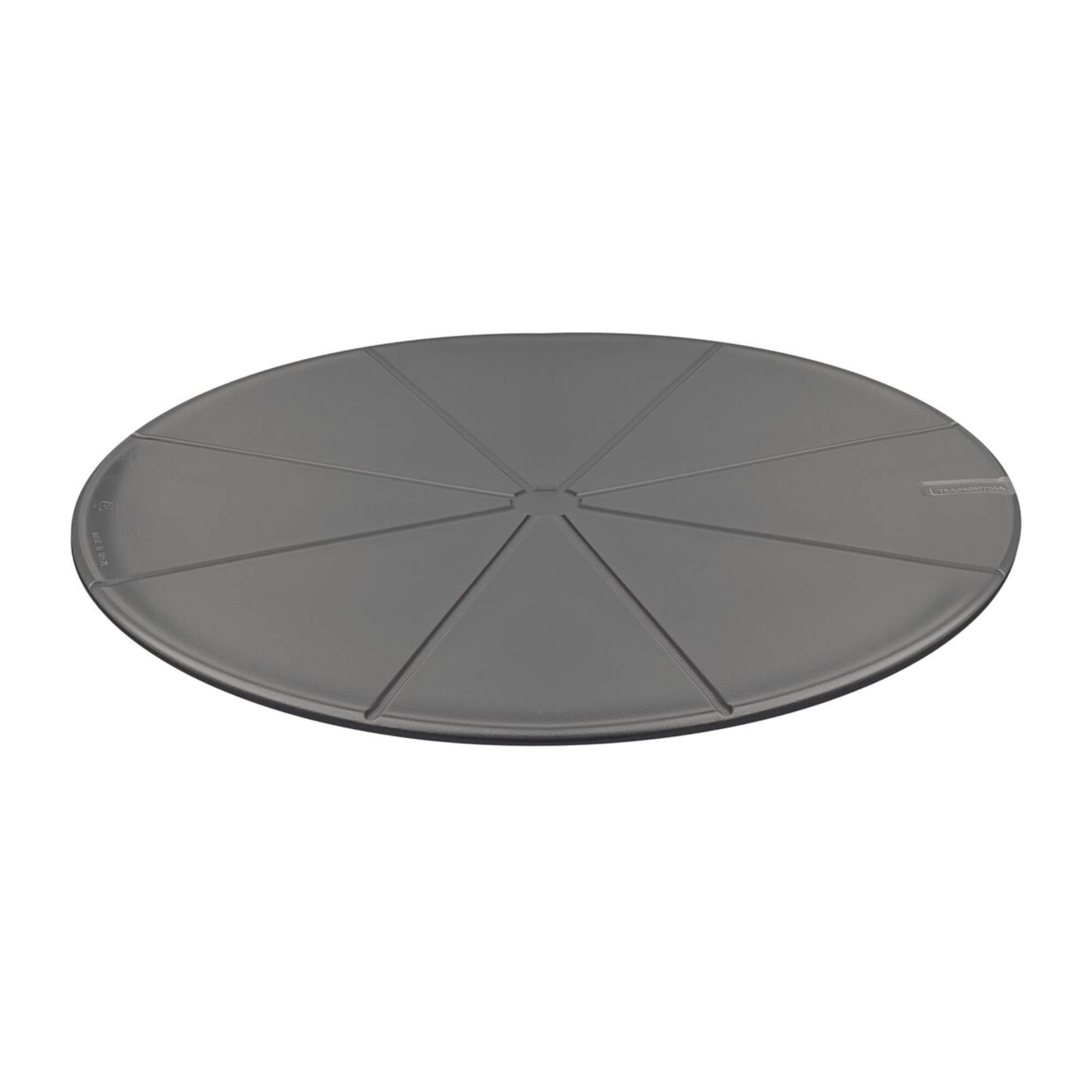 COMP Kit Pizza Tramontina Espátula Inox + Tábua de Corte para Pizza em Polipropileno Cinza