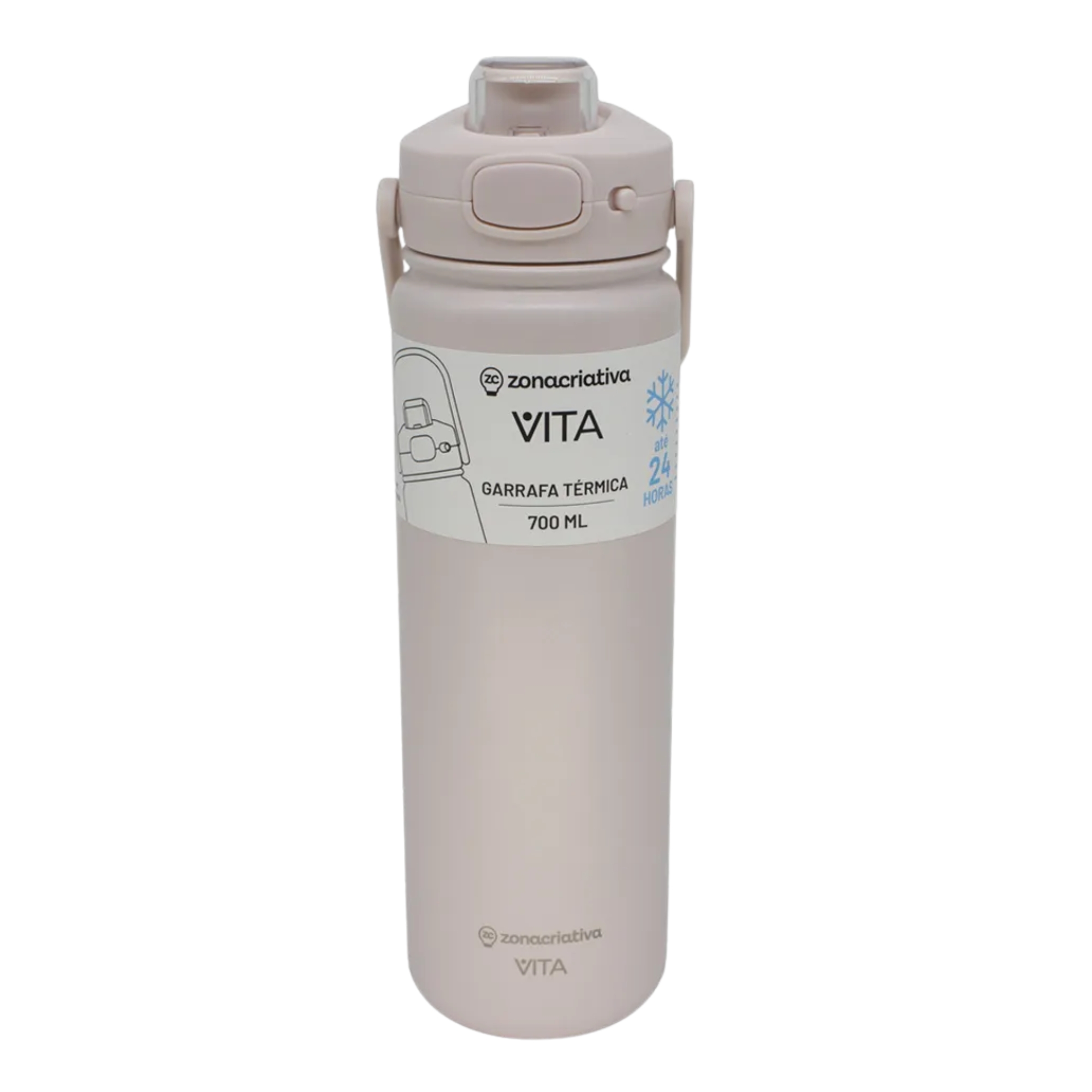 COMP Kit Mochila NBA San Antonio Spurs + Garrafa Térmica Vita Duna 700ml