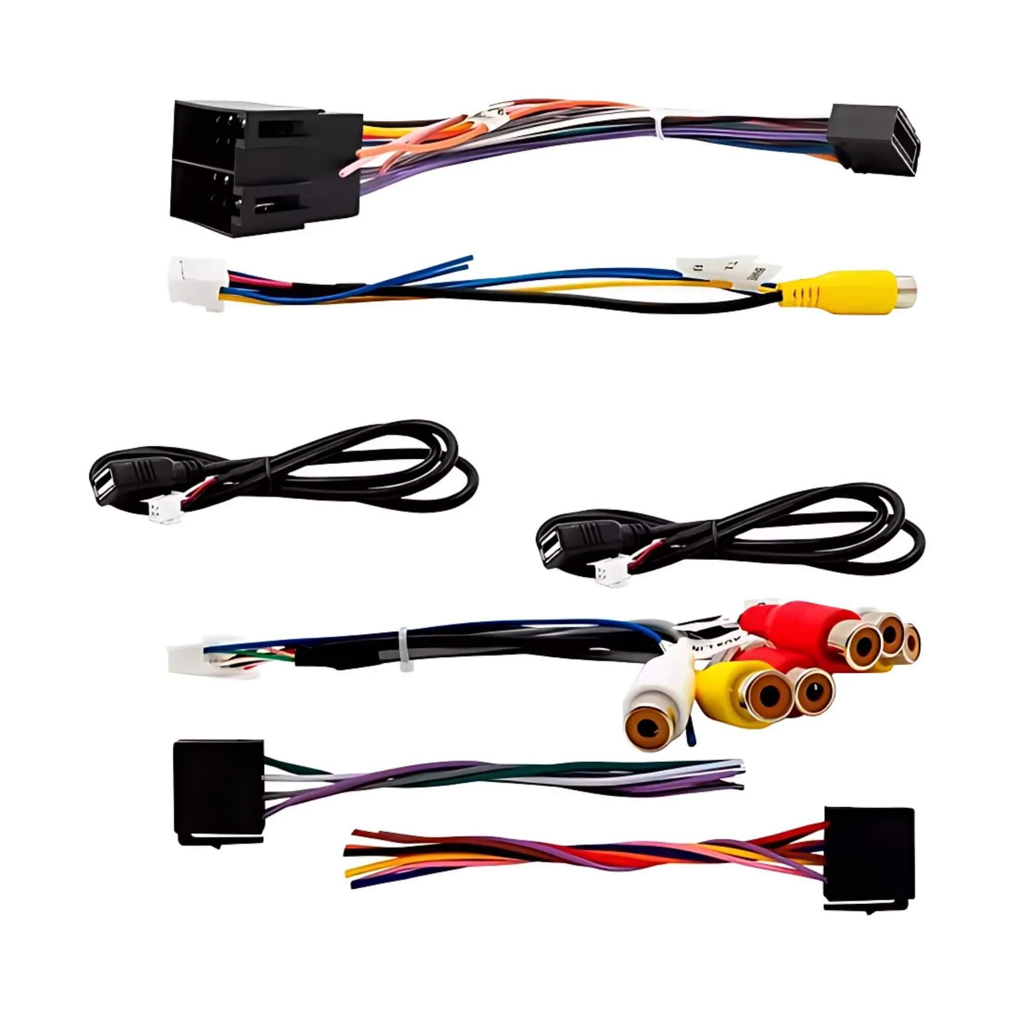 COMP Kit Multimídia Slim 9” CarPlay Android Auto + Câmera de Ré Borboleta HD 2x1 Linha Dinâmica
