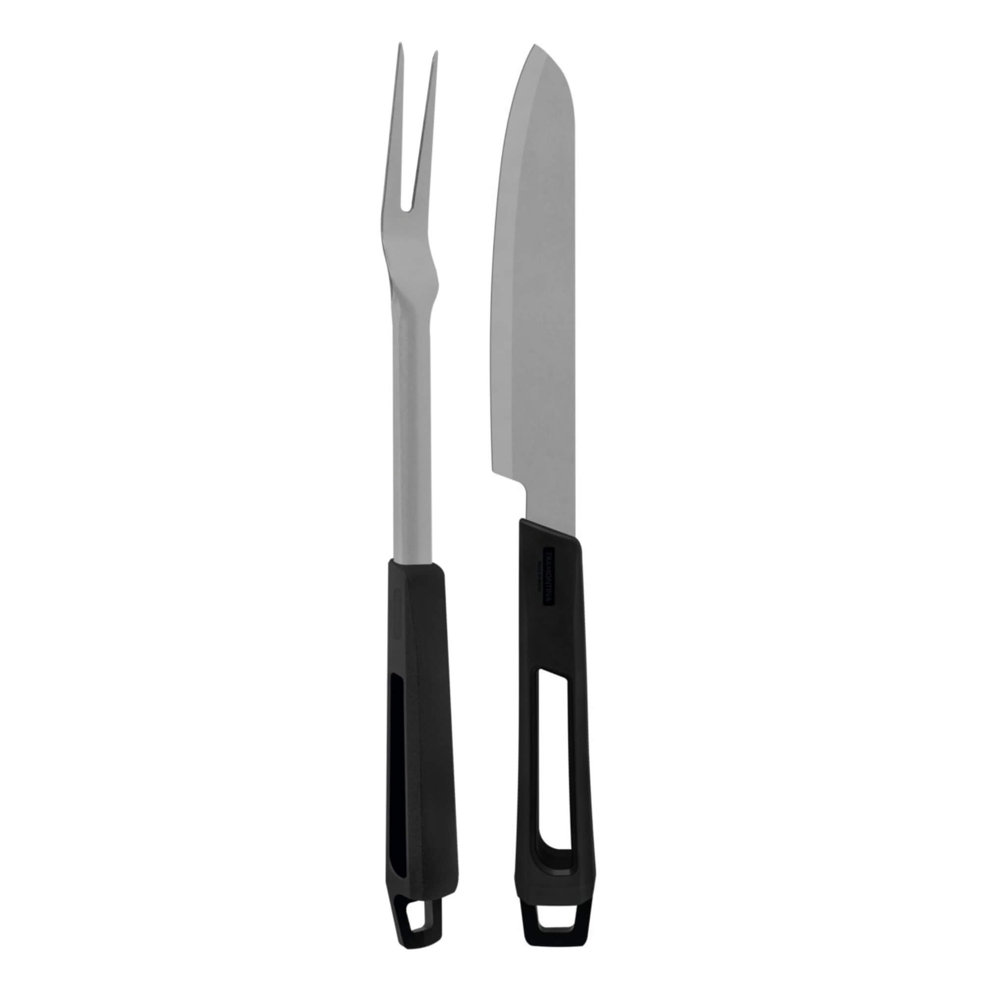 COMP Kit Churrasco Trinchante Garfo + Faca Tramontina