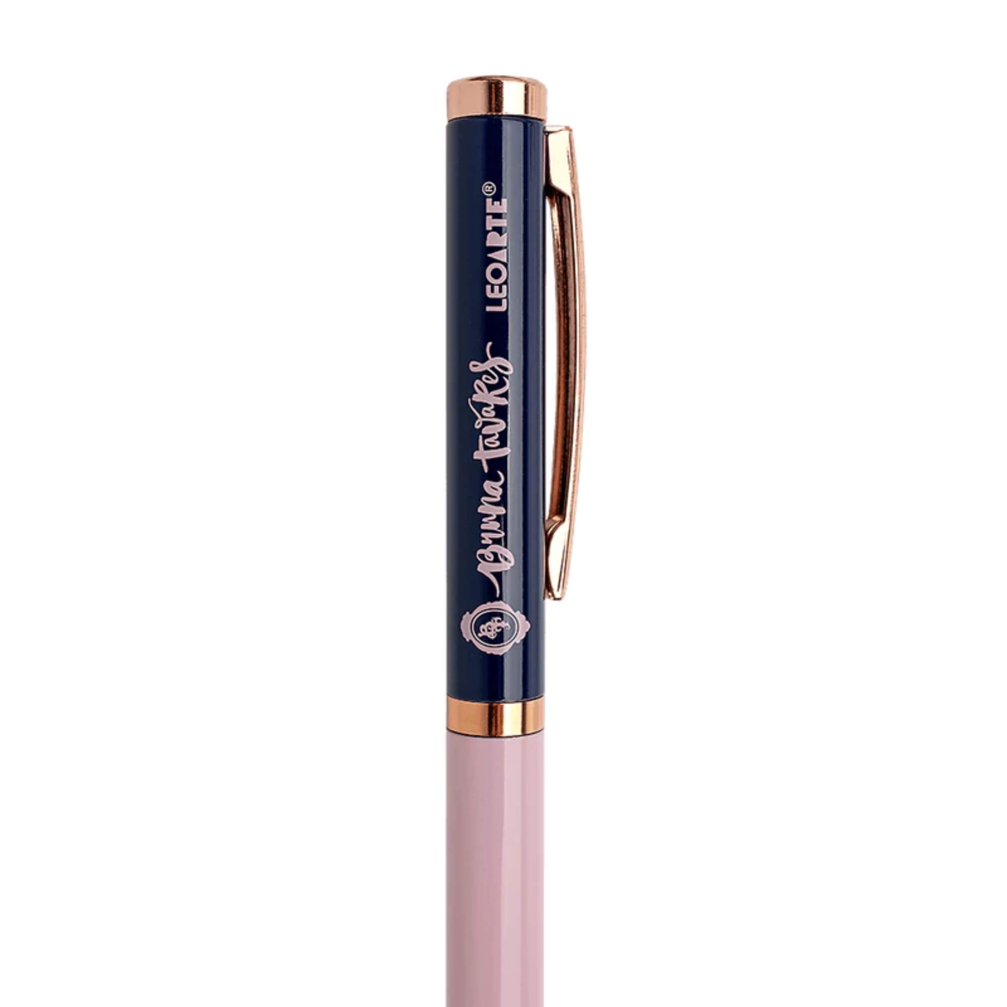 COMP Kit Office Bruna Tavares Fita Corretiva Marca-Texto + Caneta e Lapiseira LeoArte