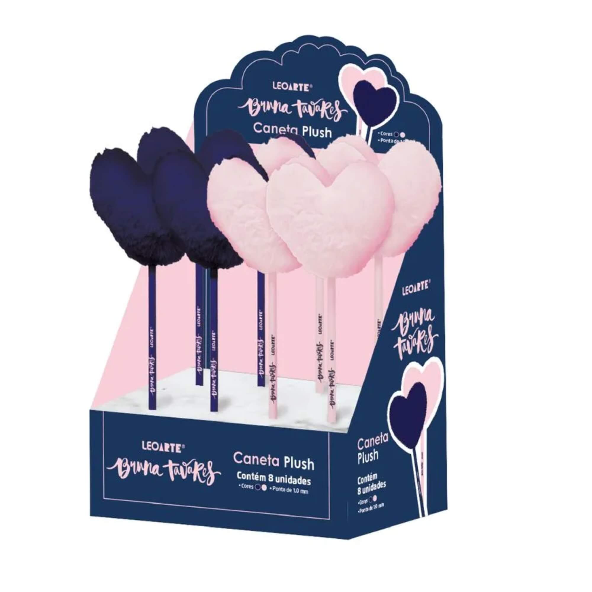 COMP Kit Papelaria Bruna Tavares Leonora: Display Canetas, Lapiseiras, Lápis Borracha e  Apontador