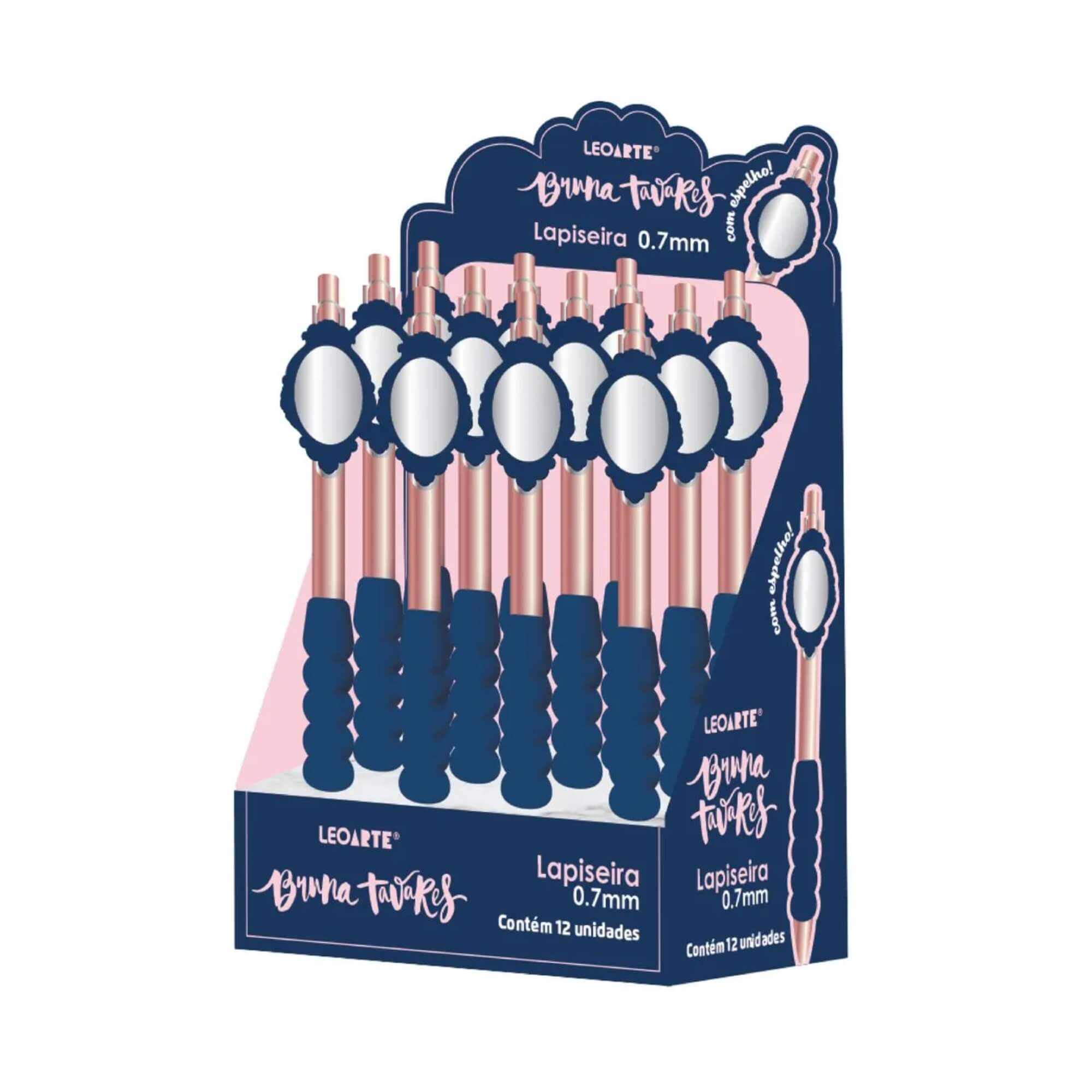 COMP Kit Papelaria Bruna Tavares Leonora: Display Canetas, Lapiseiras, Lápis Borracha e  Apontador